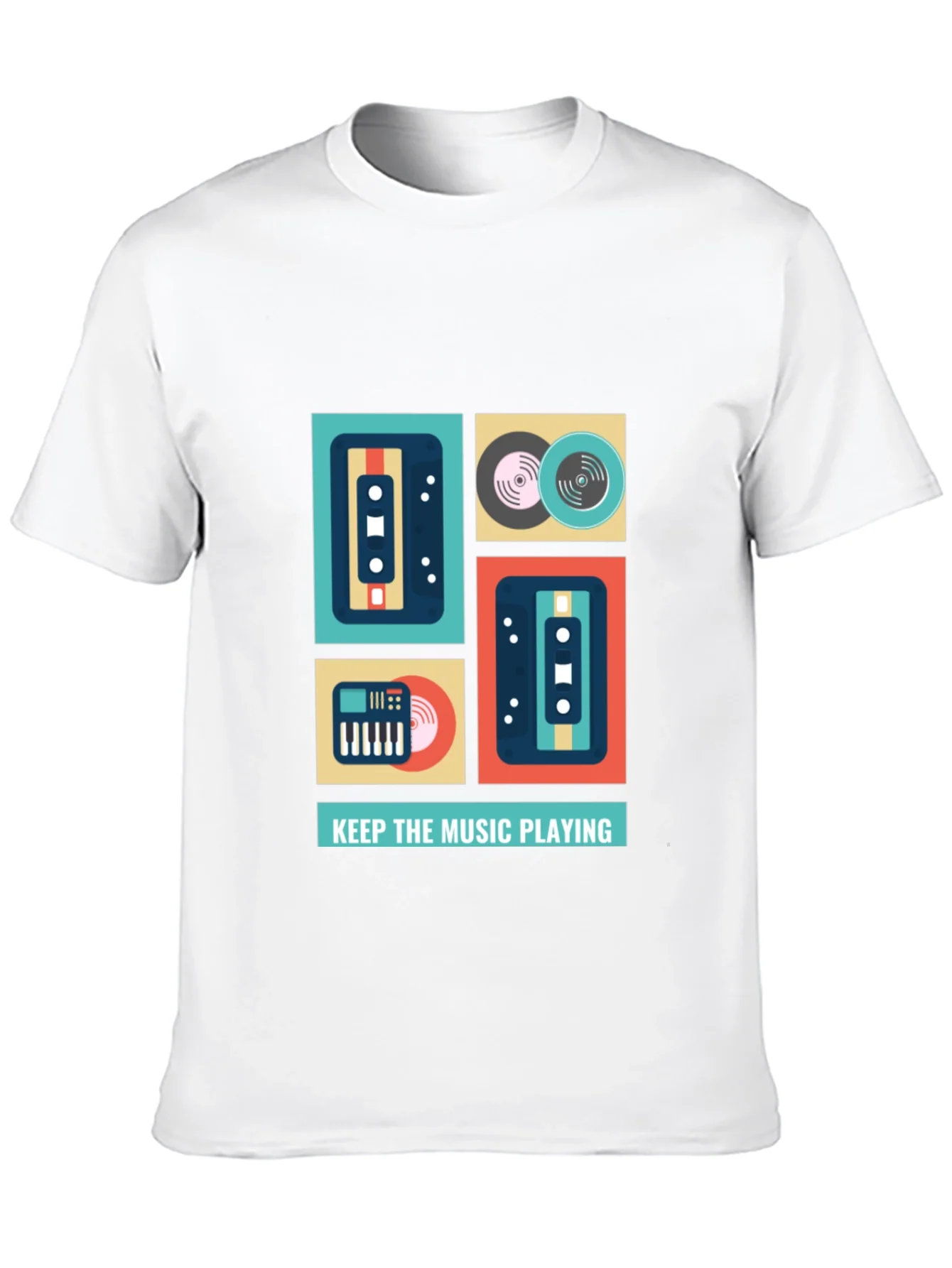 Rebbecca Keep the Music Playing Graphic T-Shirt