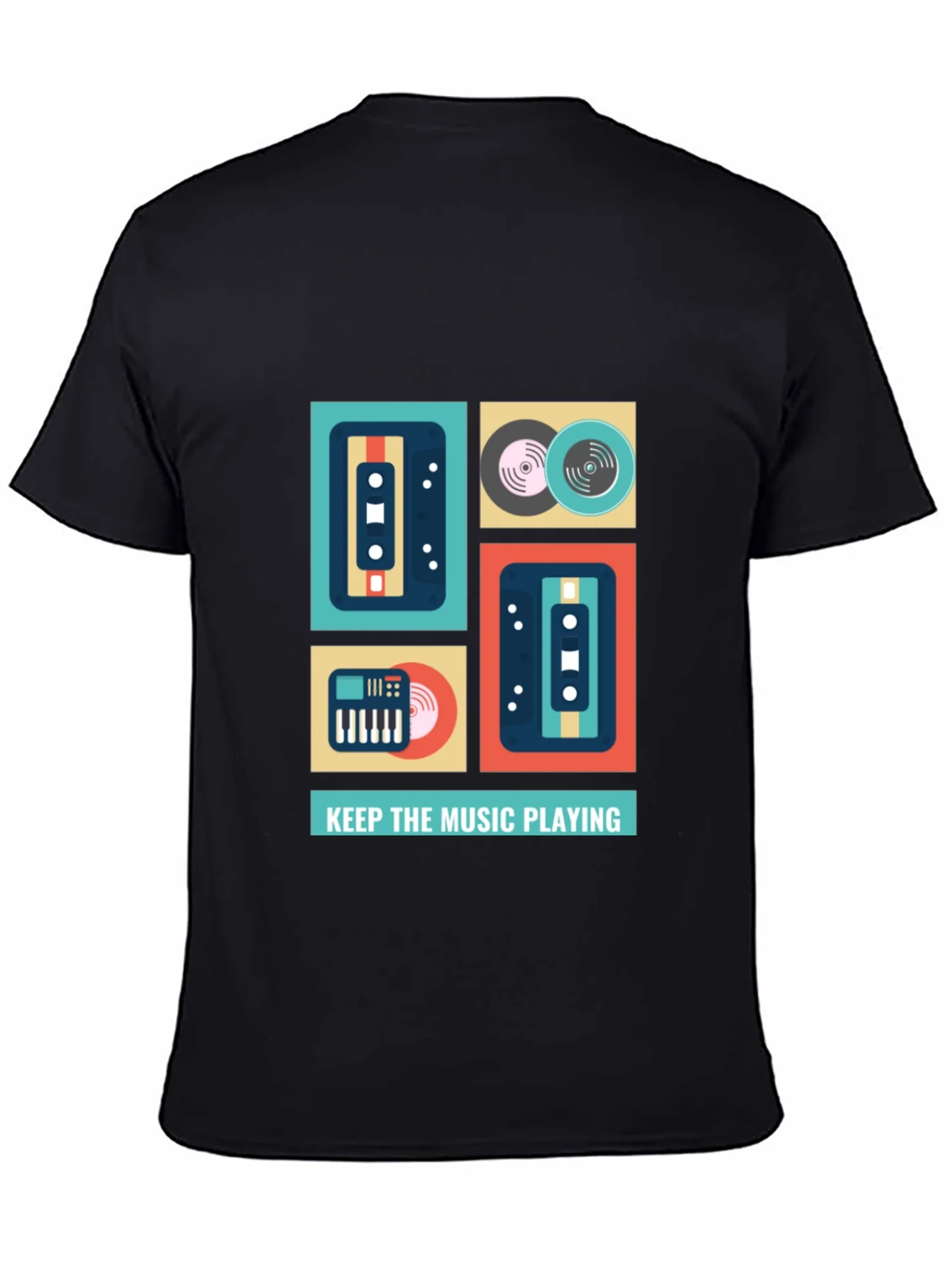 Rebbecca Keep the Music Playing Graphic T-Shirt