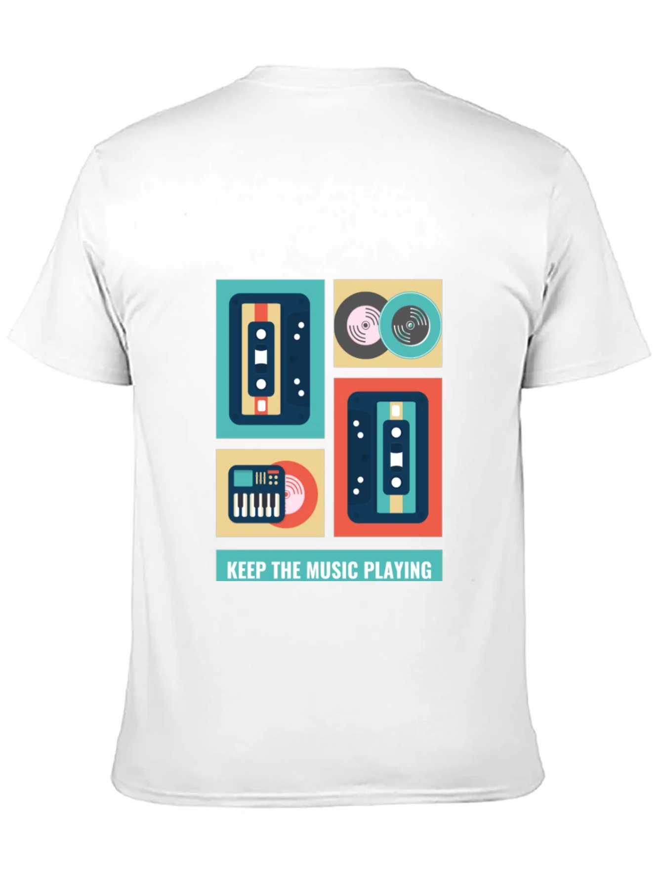 Rebbecca Keep the Music Playing Graphic T-Shirt