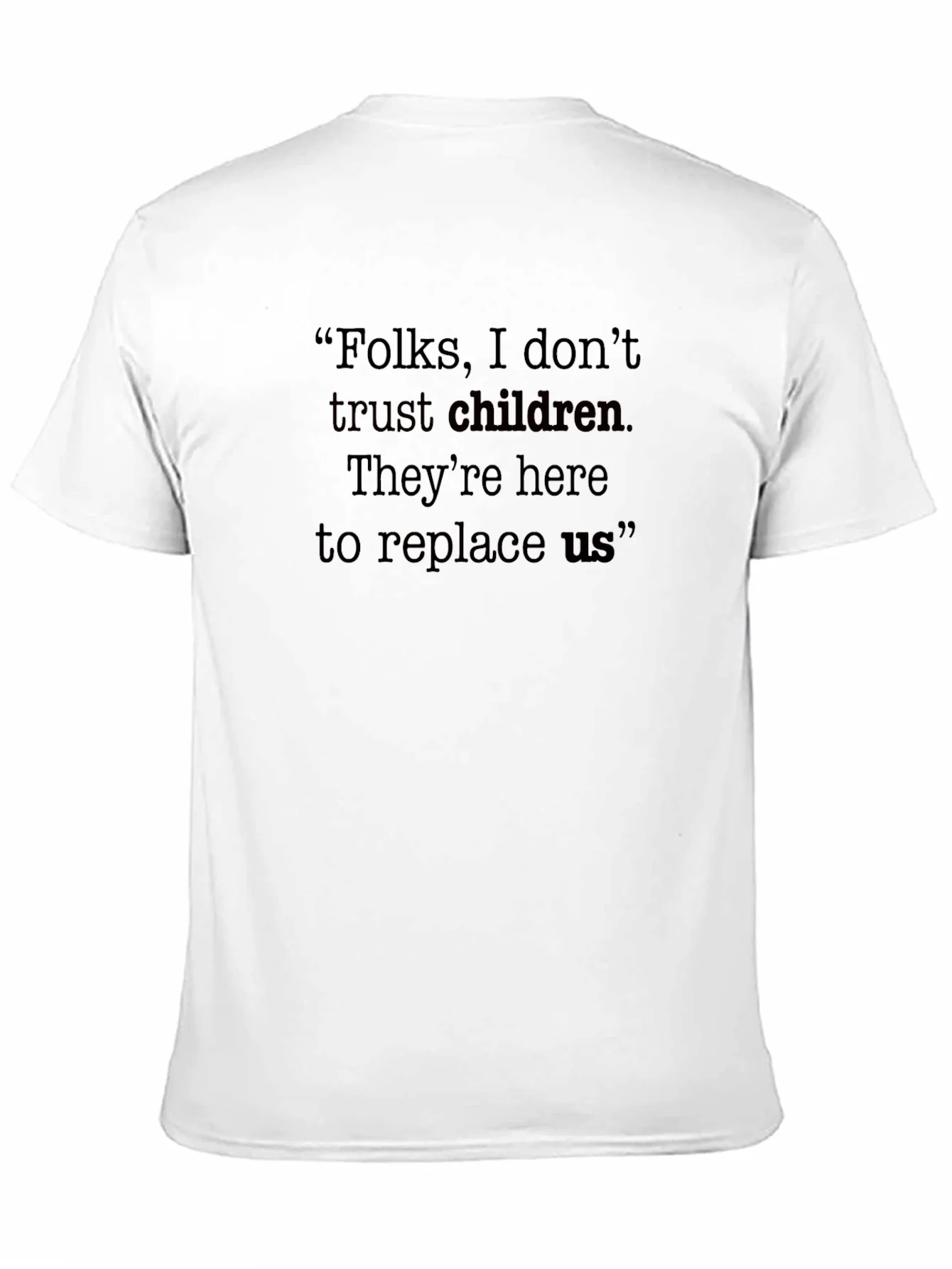 Camiseta Negra con Mensaje Humor¨ªstico para Adultos