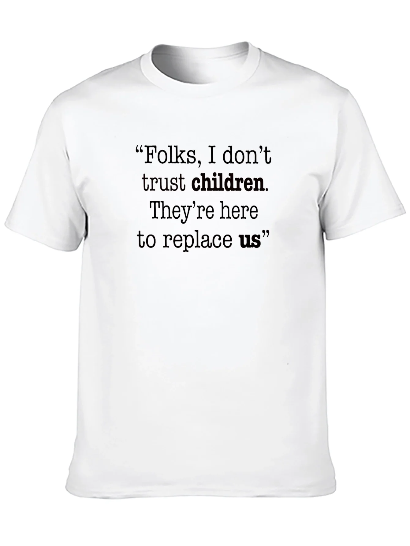 Camiseta Negra con Mensaje Humor¨ªstico para Adultos