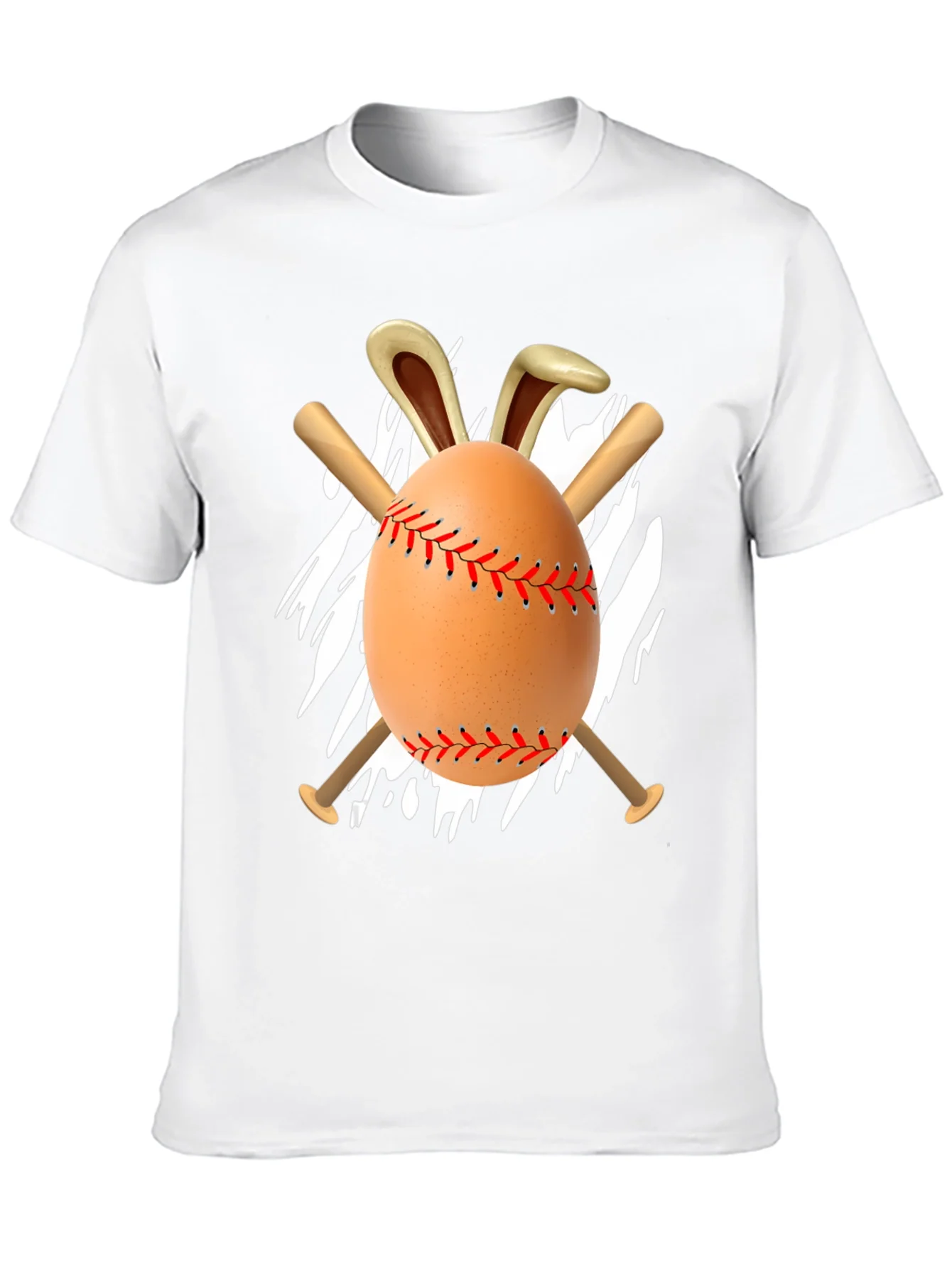 Rebbecca Easter Baseball Egg Bunny T-Shirt