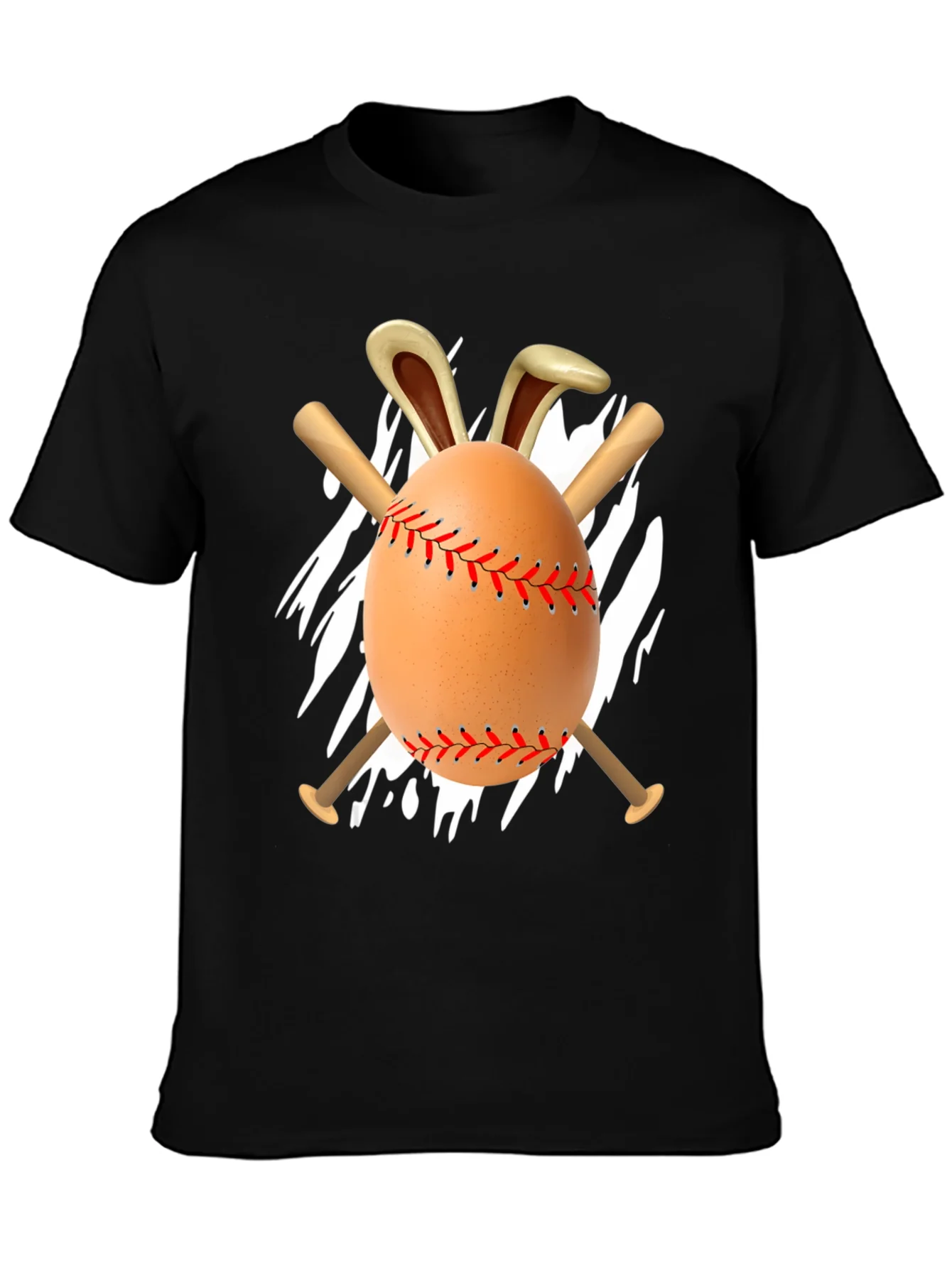 Rebbecca Easter Baseball Egg Bunny T-Shirt