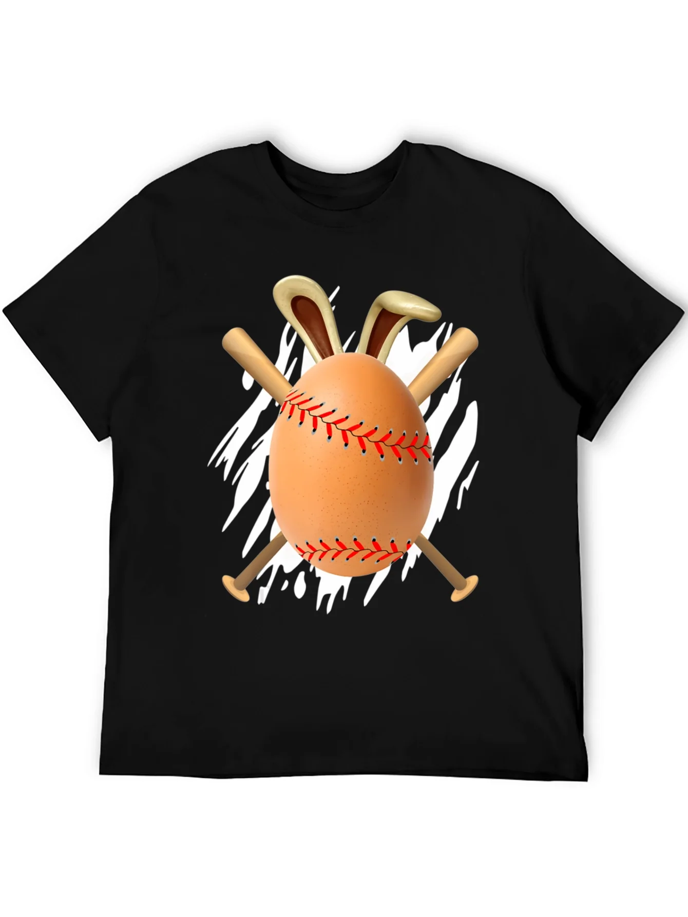 Rebbecca Easter Baseball Egg Bunny T-Shirt
