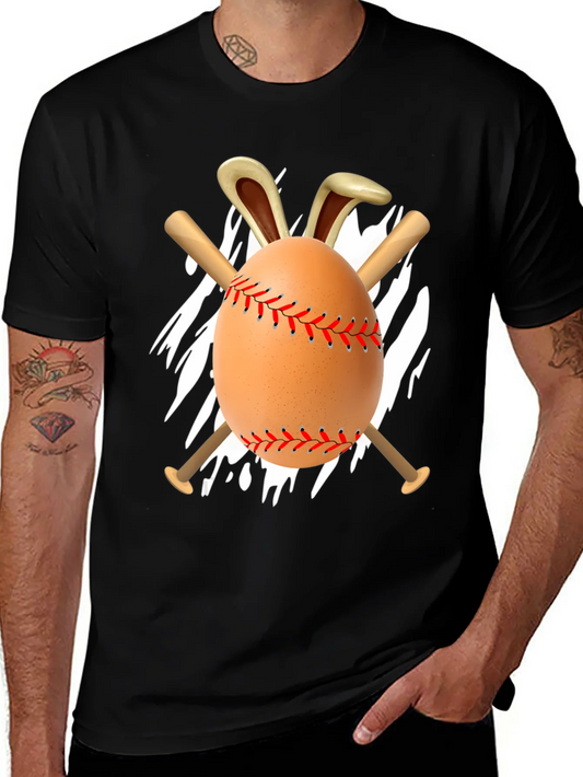 Rebbecca Easter Baseball Egg Bunny T-Shirt