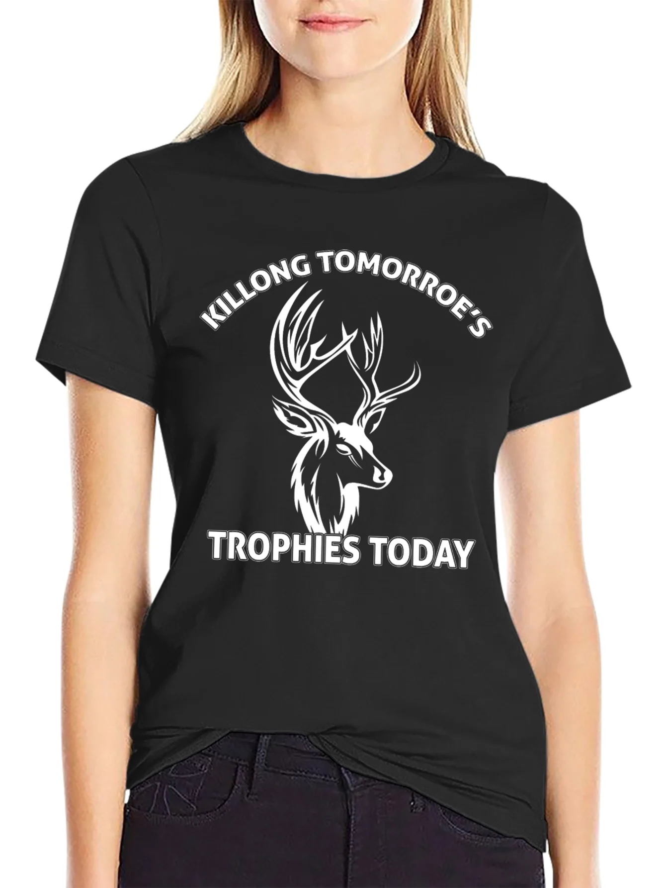 Camiseta Negra Killong Tomorroes Trophies Today