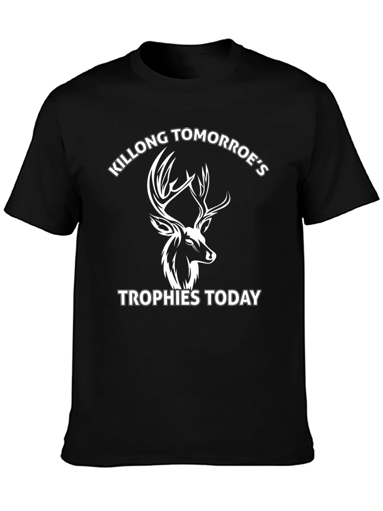 Camiseta Negra Killong Tomorroes Trophies Today