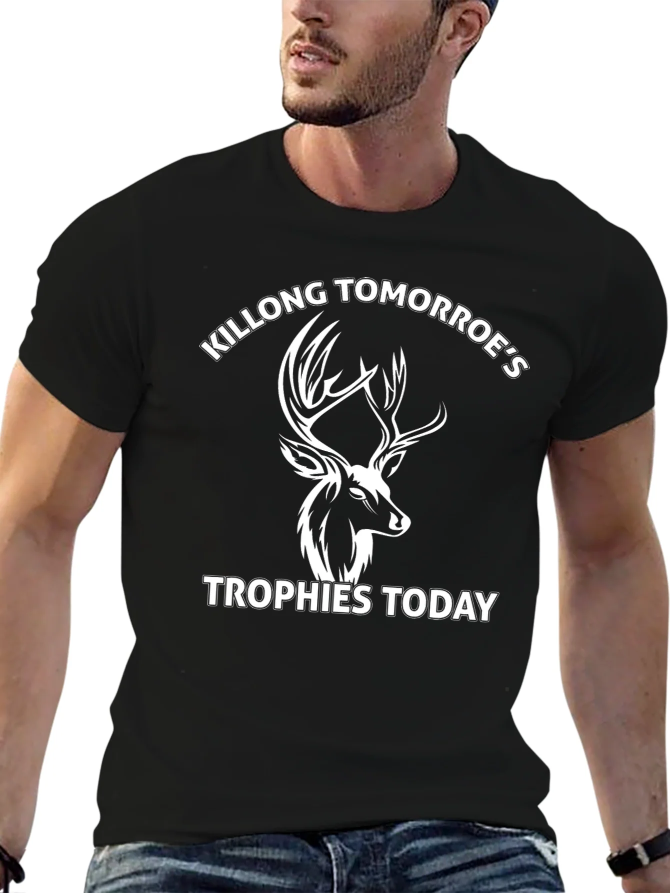 Camiseta Negra Killong Tomorroes Trophies Today