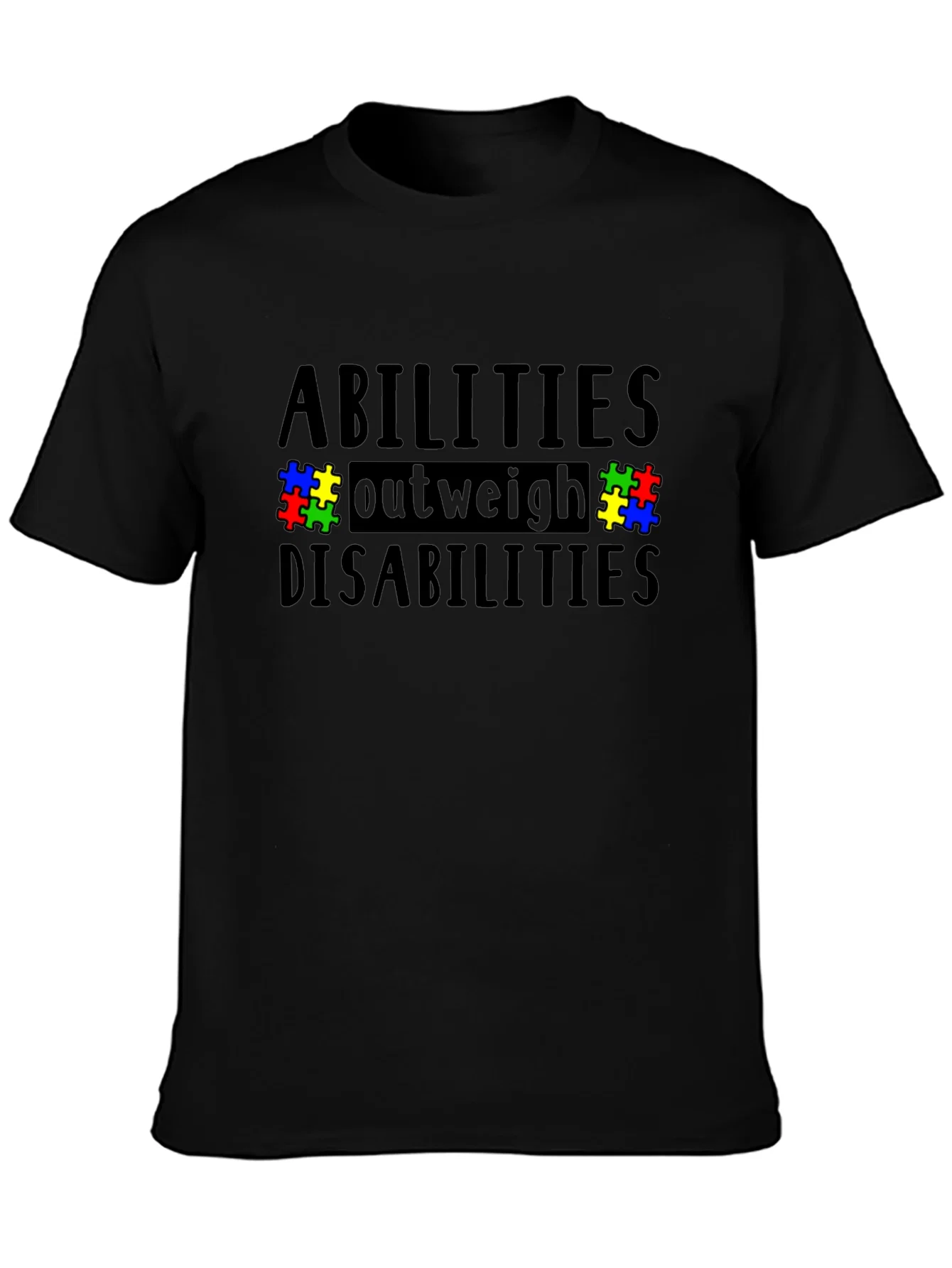 Rebbecca Abilities Outweigh Disabilities Awareness Tee