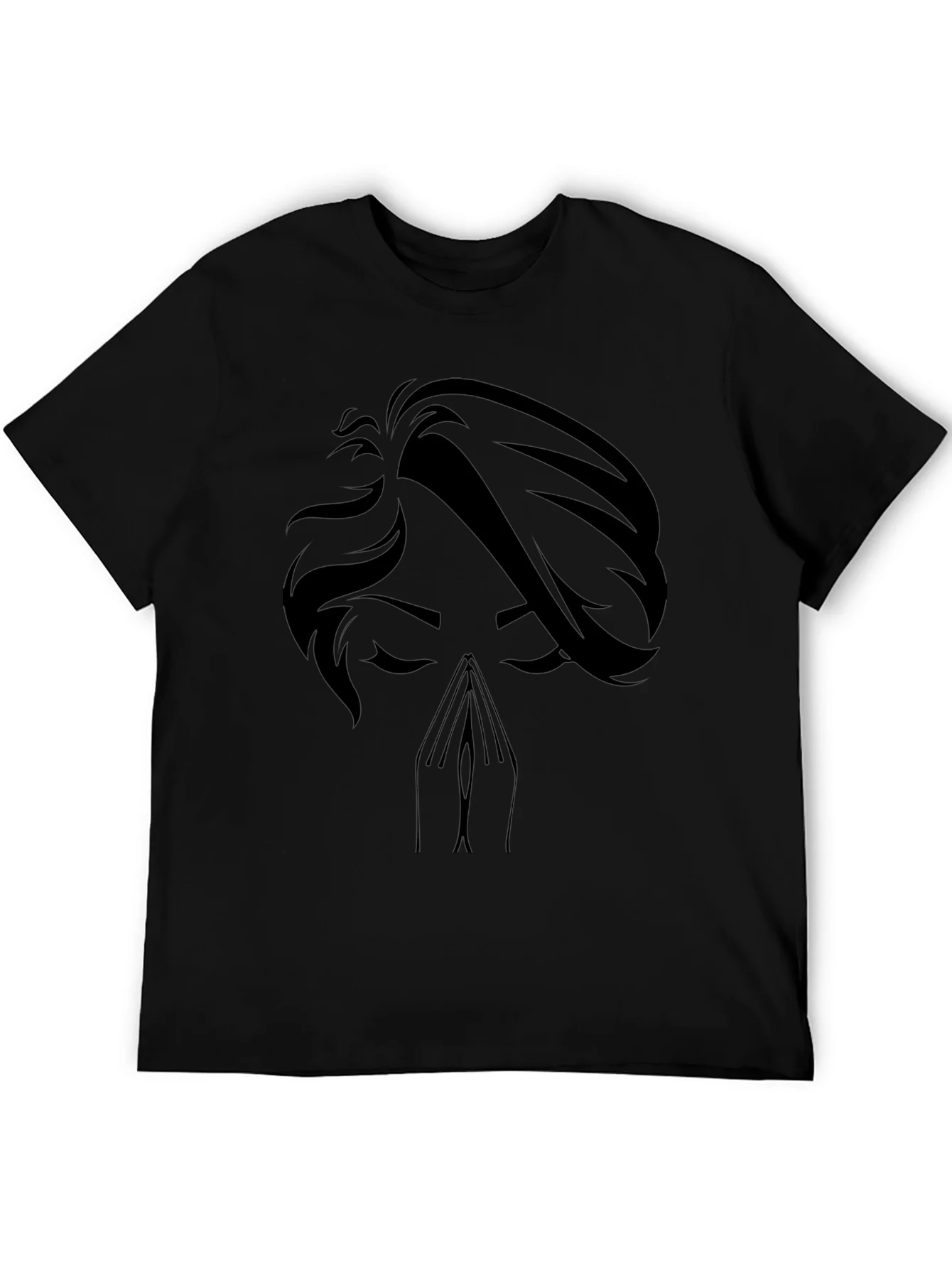 Rebbecca Praying Silhouette Graphic Tee