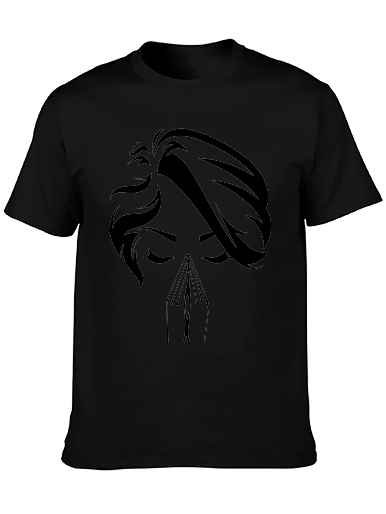 Rebbecca Praying Silhouette Graphic Tee