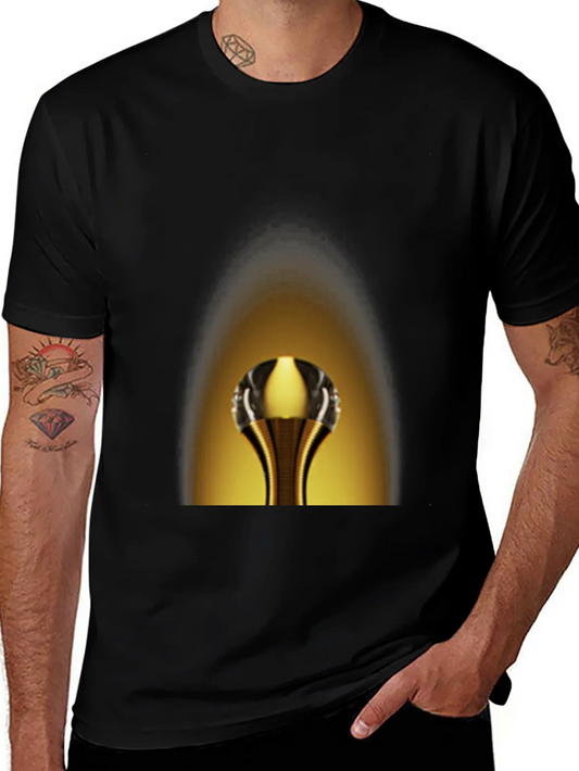 Rebbecca Golden Cobra Tee - Unique Graphic Print T-Shirt