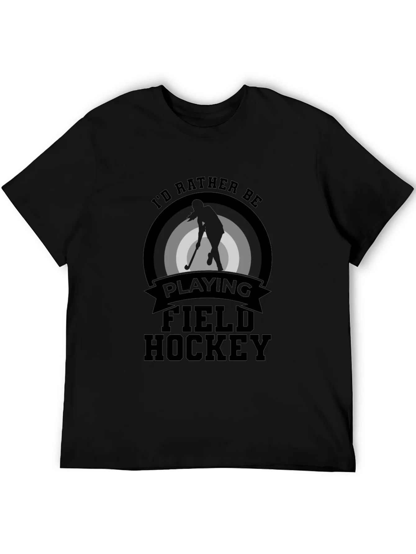 Rebbecca Field Hockey T-Shirt - Id Rather Be Playing