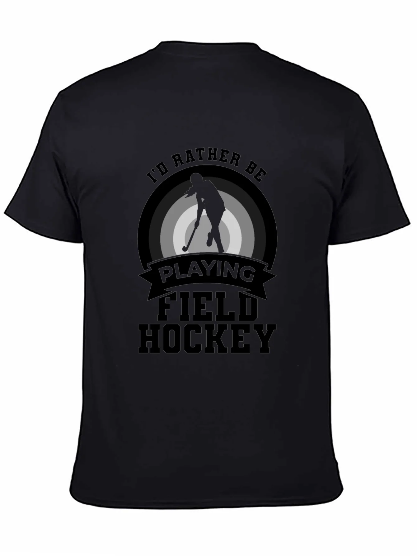 Rebbecca Field Hockey T-Shirt - Id Rather Be Playing