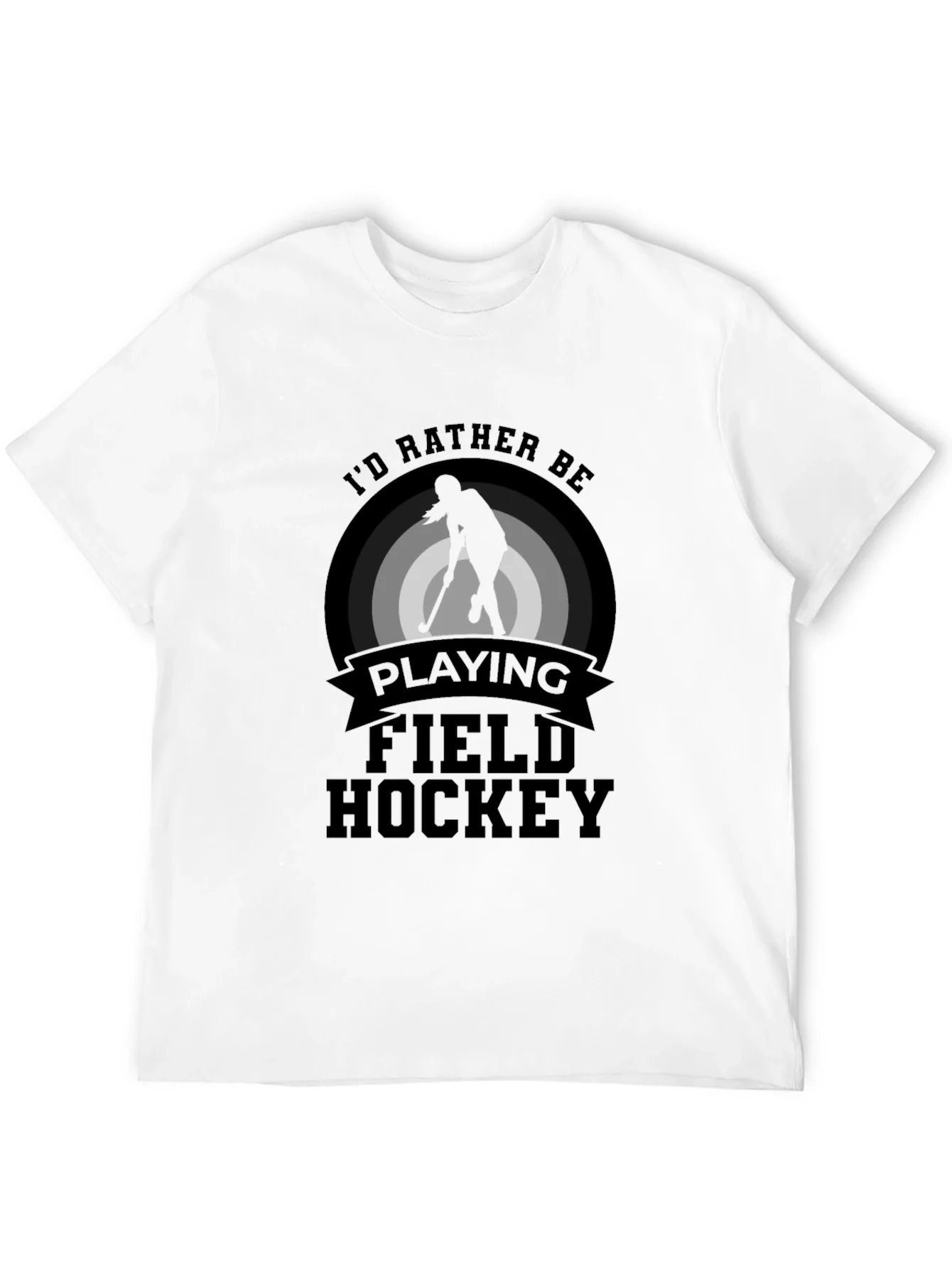 Rebbecca Field Hockey T-Shirt - Id Rather Be Playing