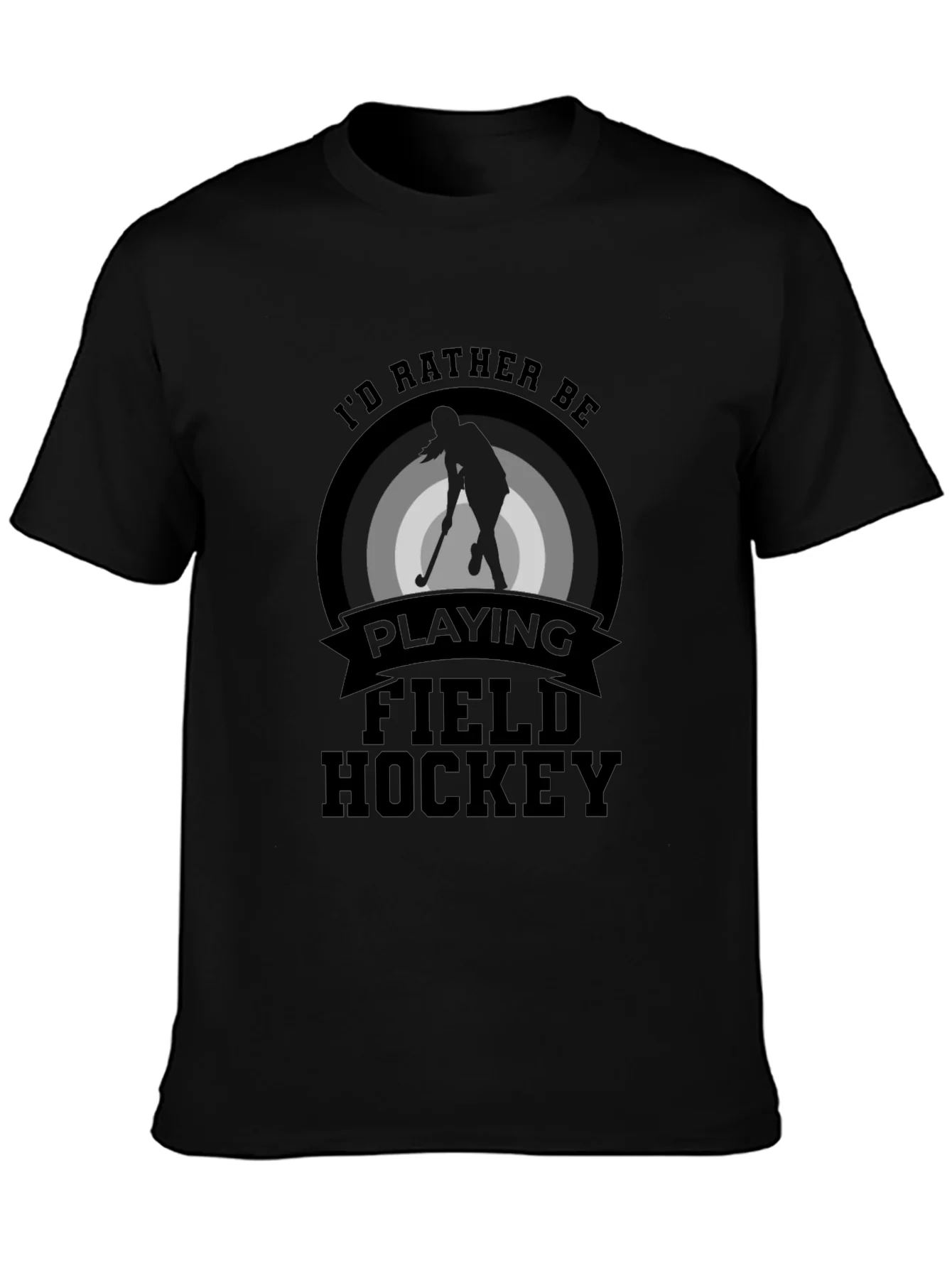 Rebbecca Field Hockey T-Shirt - Id Rather Be Playing