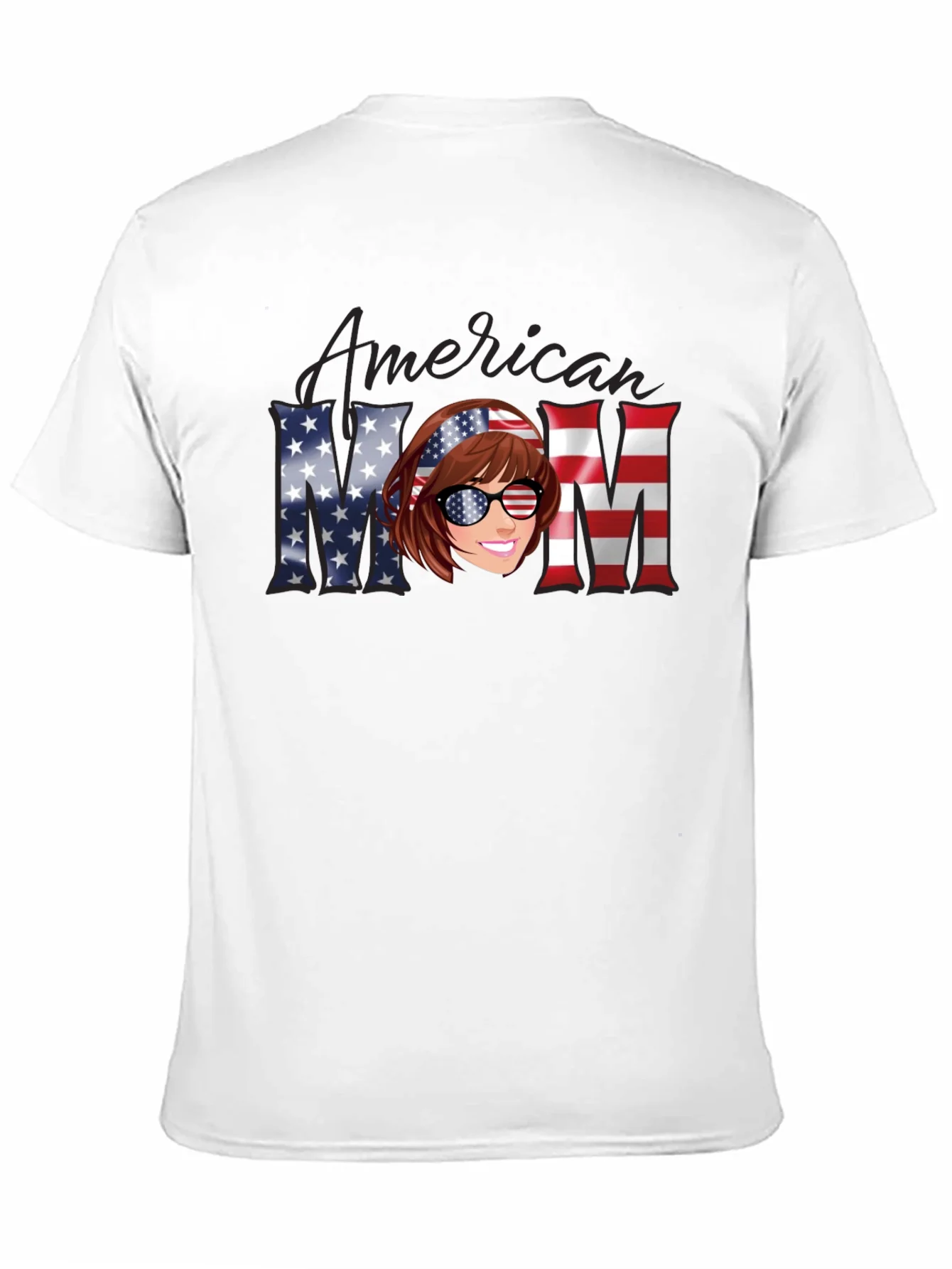 Camiseta Mam¨¢ Americana - Dise?o Patri¨®tico