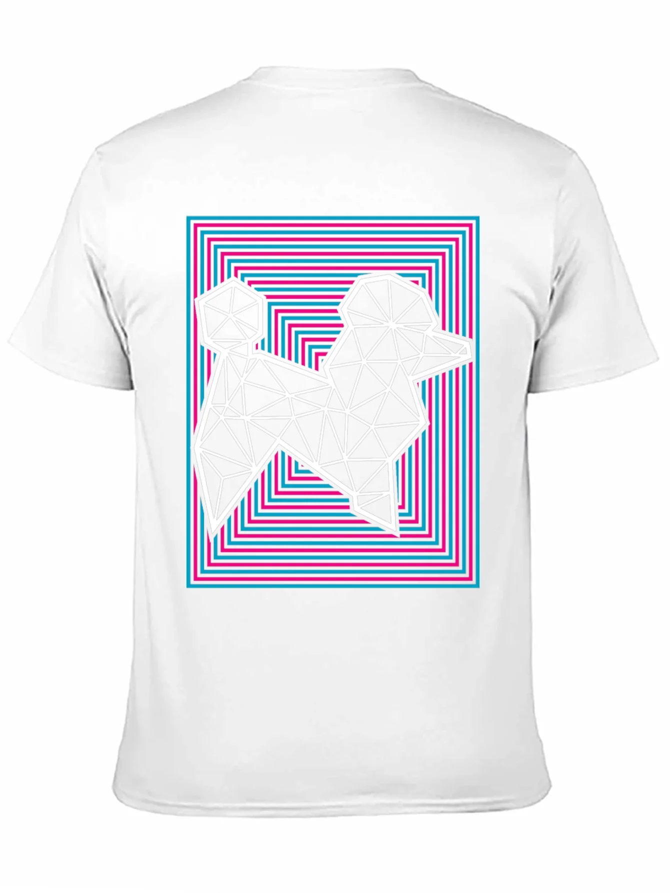 Rebbecca Geometric Poodle Graphic Tee - Stylish Mens T-Shirt
