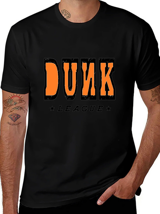 Camiseta Negra Dunk League para Hombre