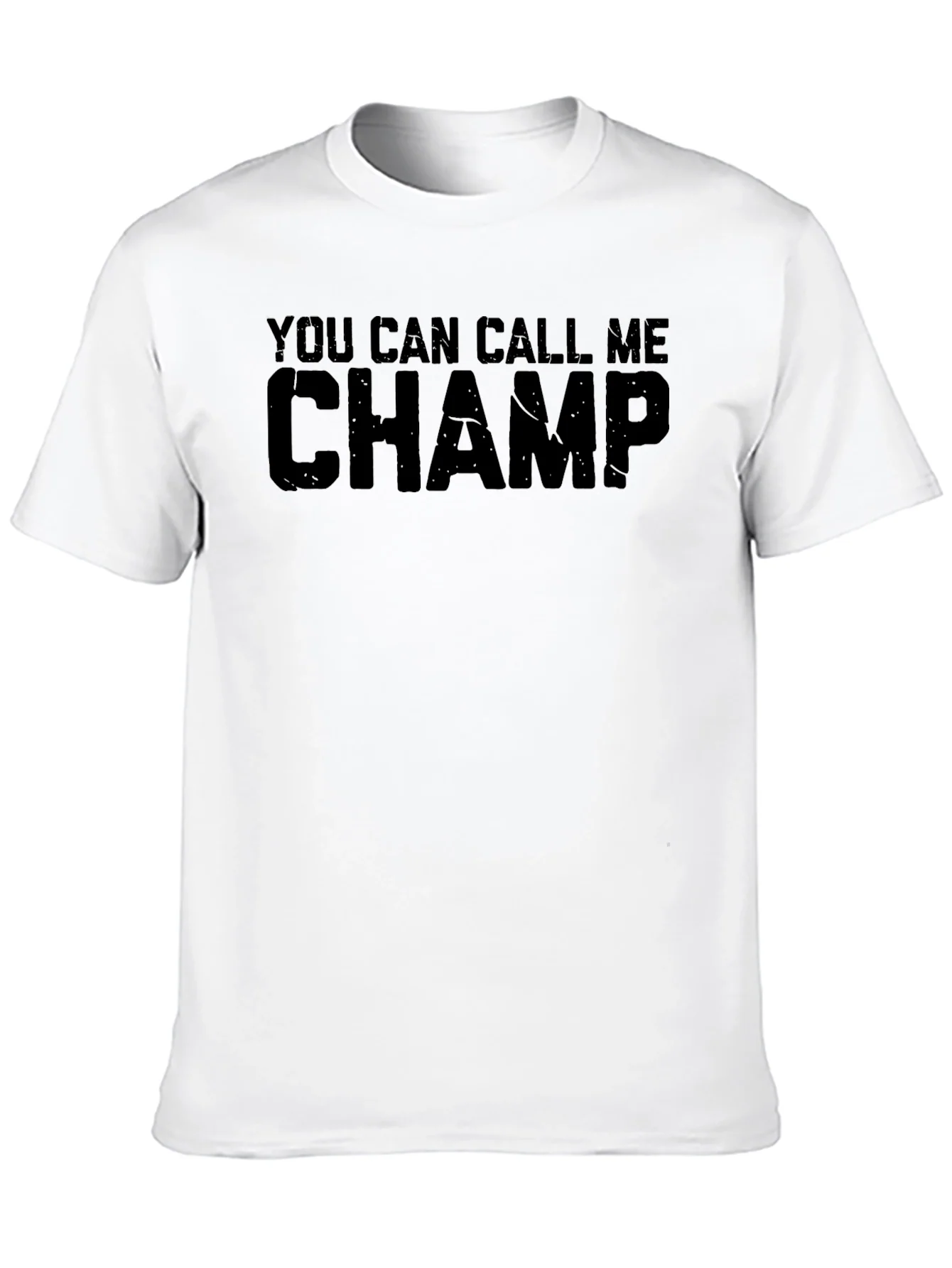 Camiseta Negra You Can Call Me Champ