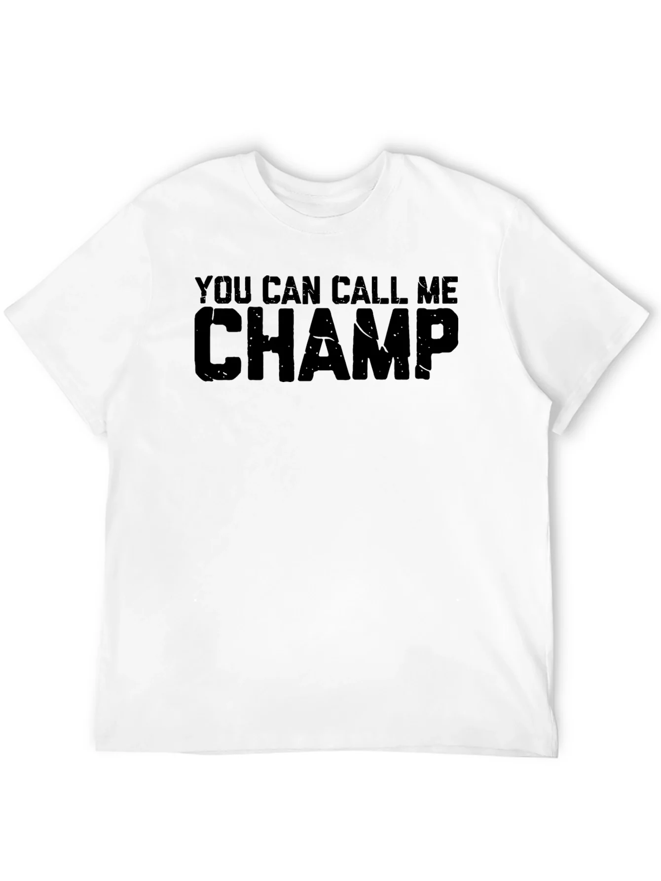 Camiseta Negra You Can Call Me Champ