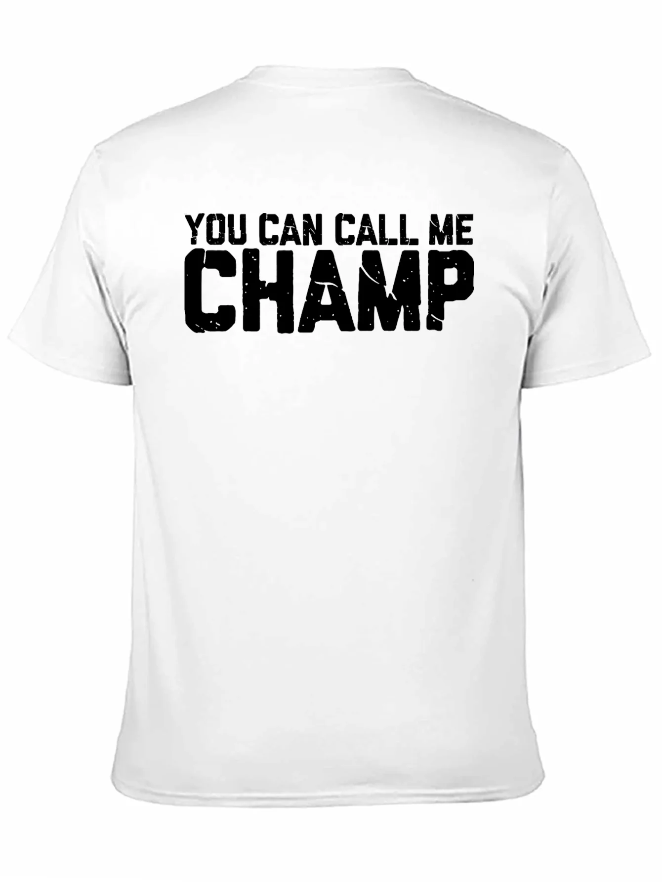 Camiseta Negra You Can Call Me Champ