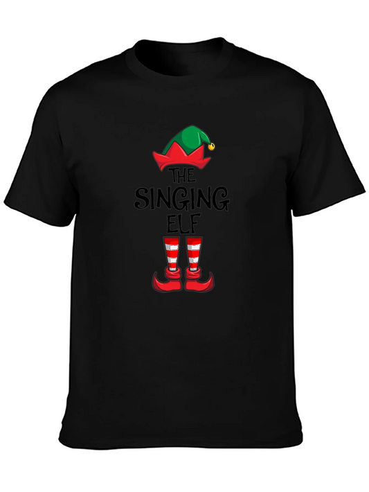 Rebbecca The Singing Elf Christmas T-Shirt Holiday Tee