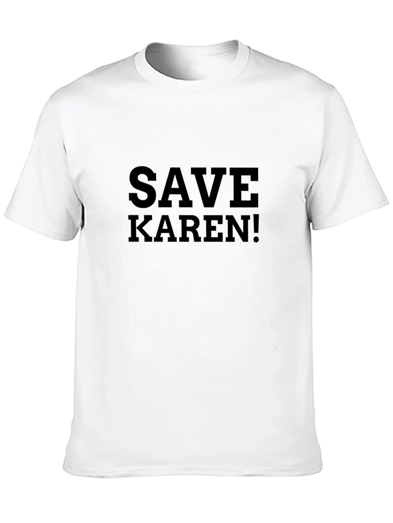 Camiseta Negra Save Karen! - Humor Controversial