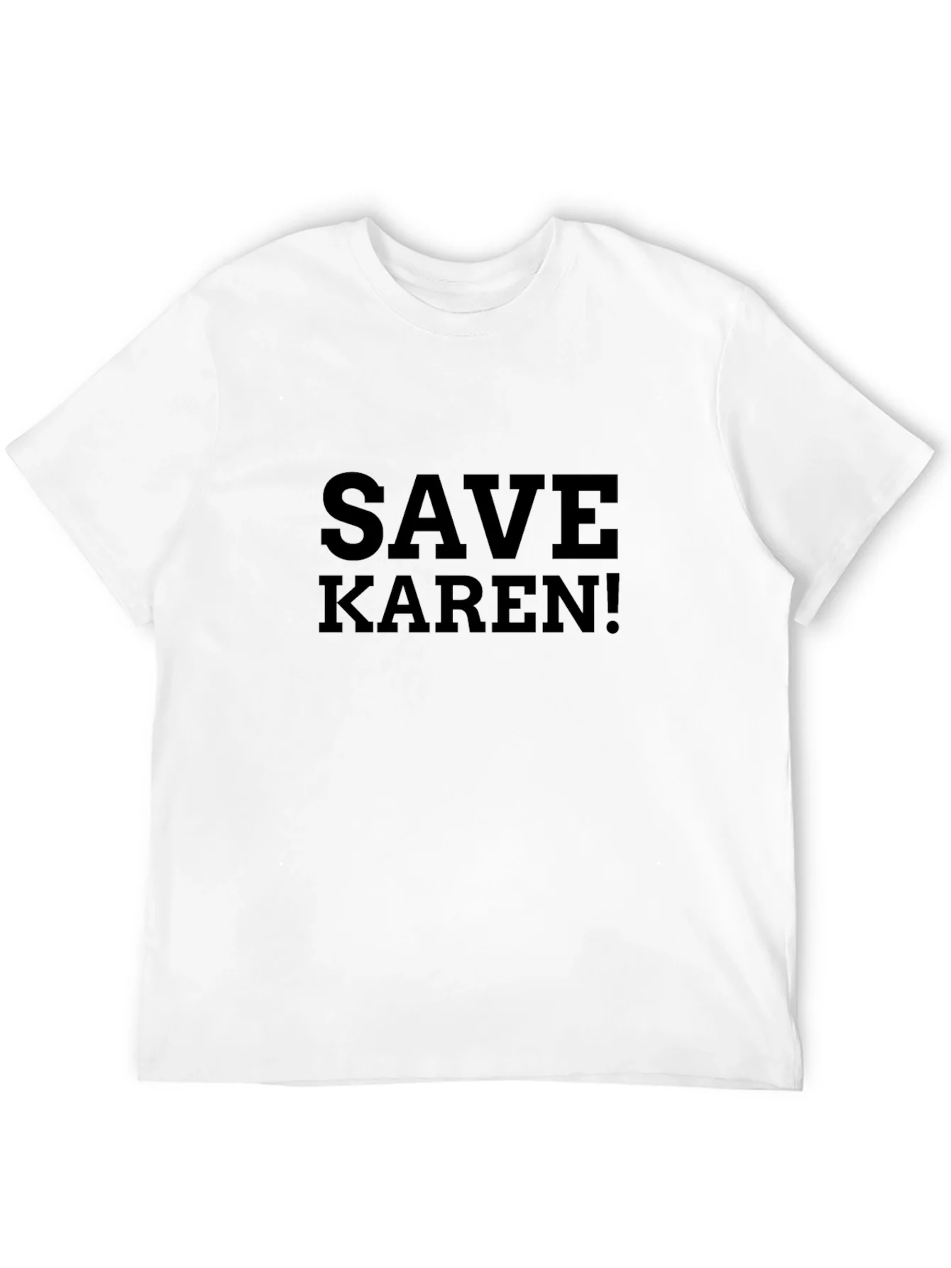 Camiseta Negra Save Karen! - Humor Controversial
