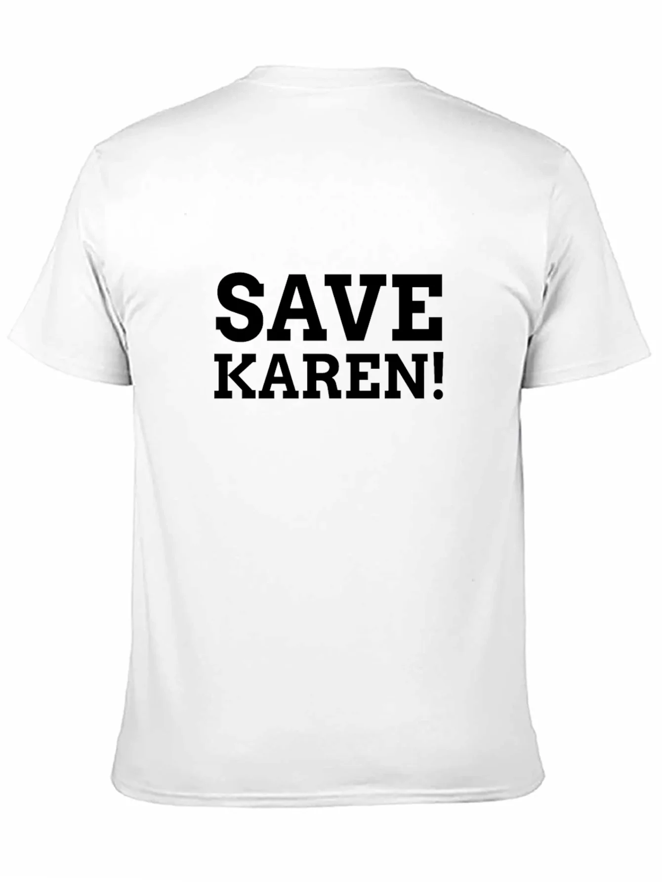 Camiseta Negra Save Karen! - Humor Controversial