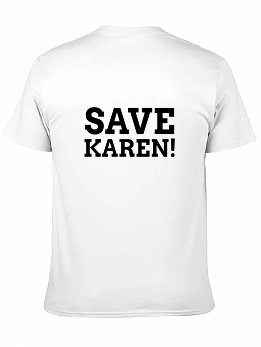 Camiseta Negra Save Karen! - Humor Controversial