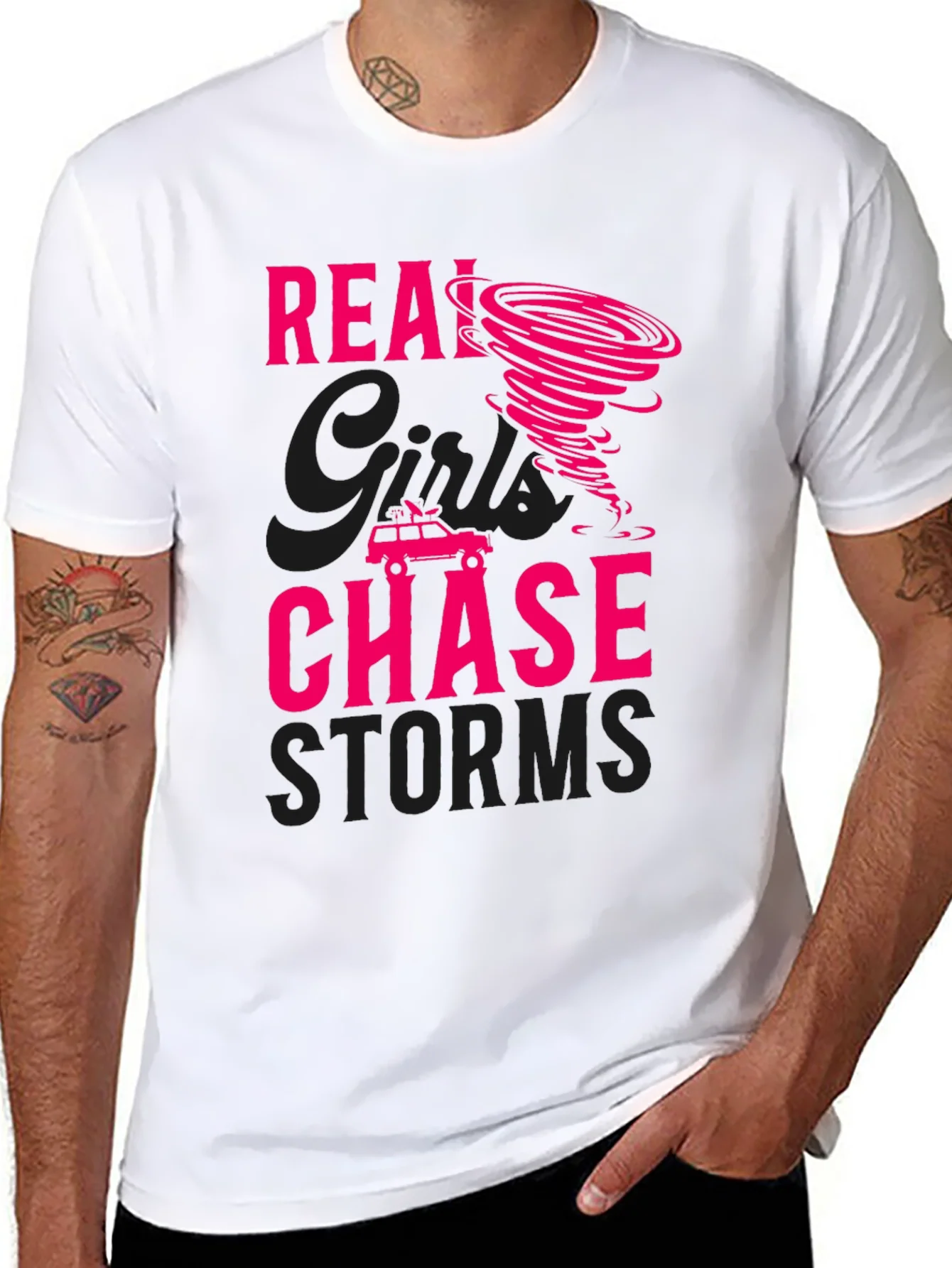 Rebbecca Storm Chaser Graphic T-Shirt Black