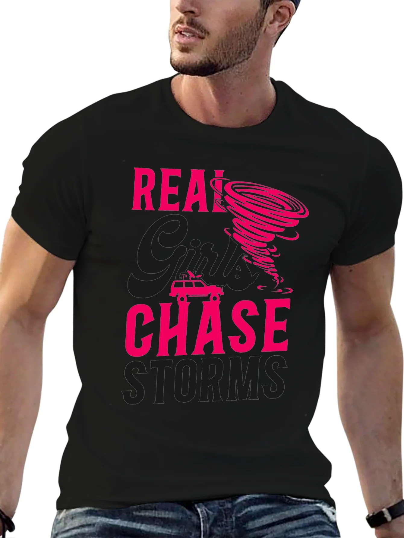 Rebbecca Storm Chaser Graphic T-Shirt Black