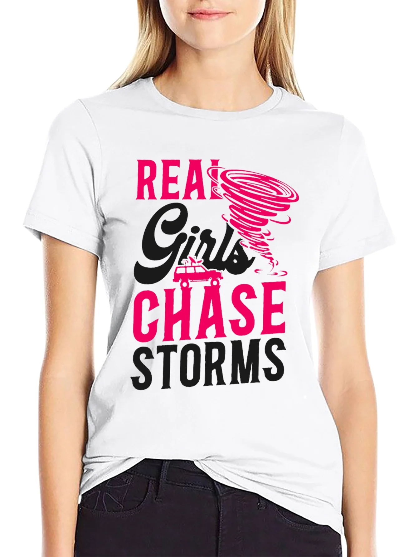 Rebbecca Storm Chaser Graphic T-Shirt Black
