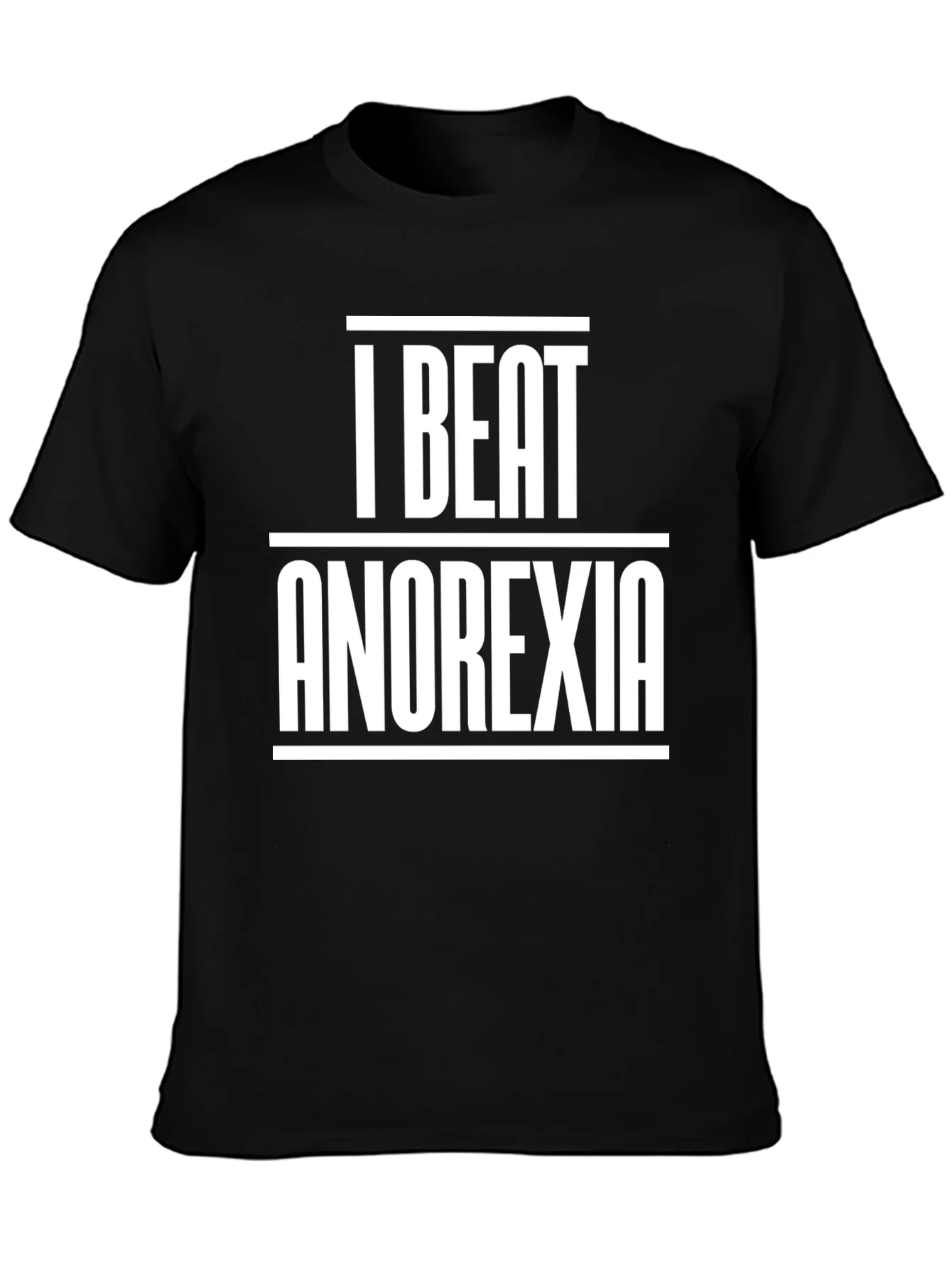 Camiseta I Beat Anorexia - Dise?o Inspirador