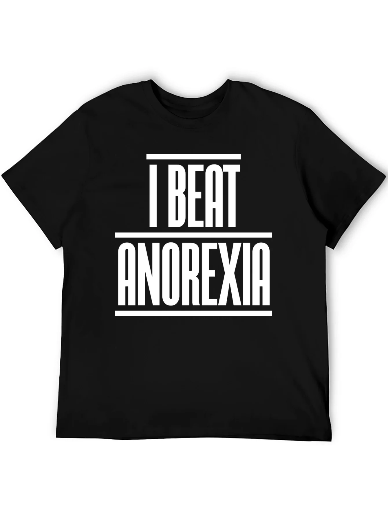 Camiseta I Beat Anorexia - Dise?o Inspirador
