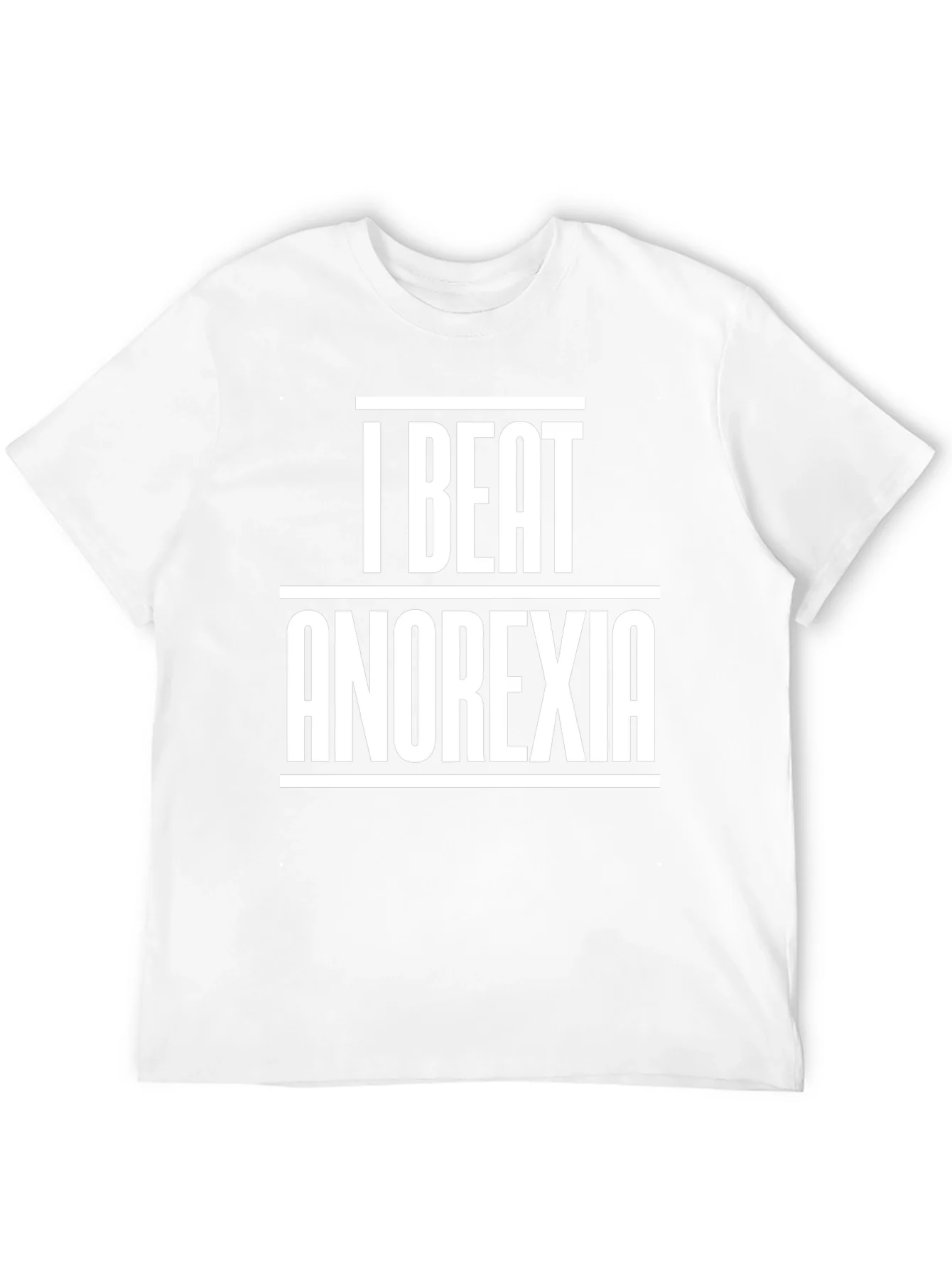 Camiseta I Beat Anorexia - Dise?o Inspirador