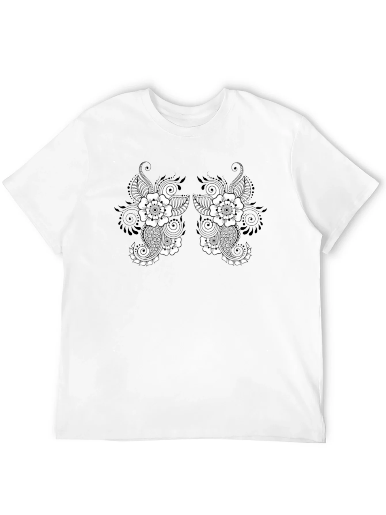 Rebbecca Black T-Shirt with Floral Paisley Design