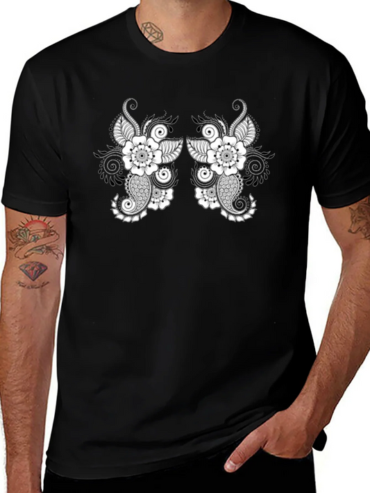 Rebbecca Black T-Shirt with Floral Paisley Design