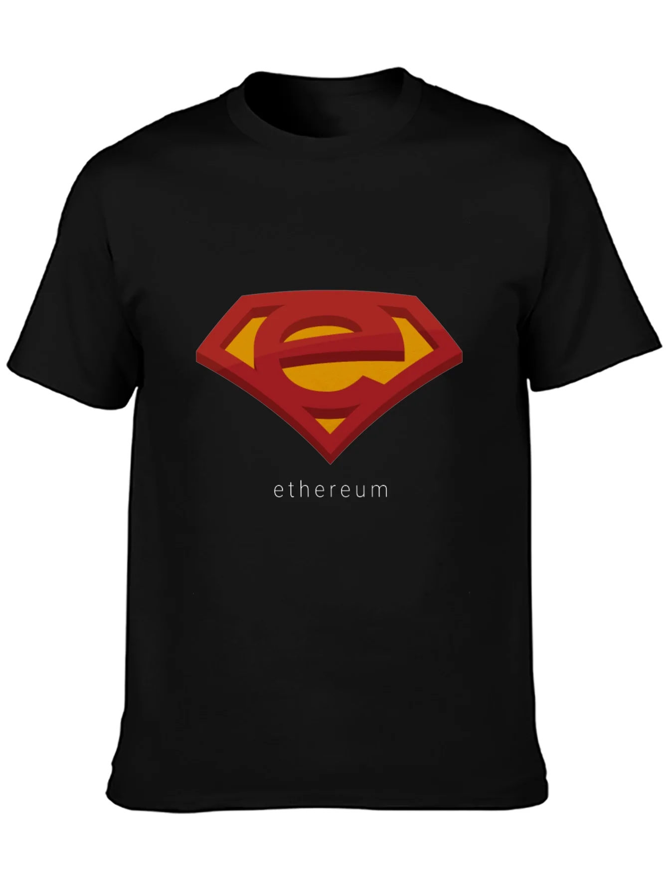 Rebbecca Ethereum Superman Logo T-Shirt - Black