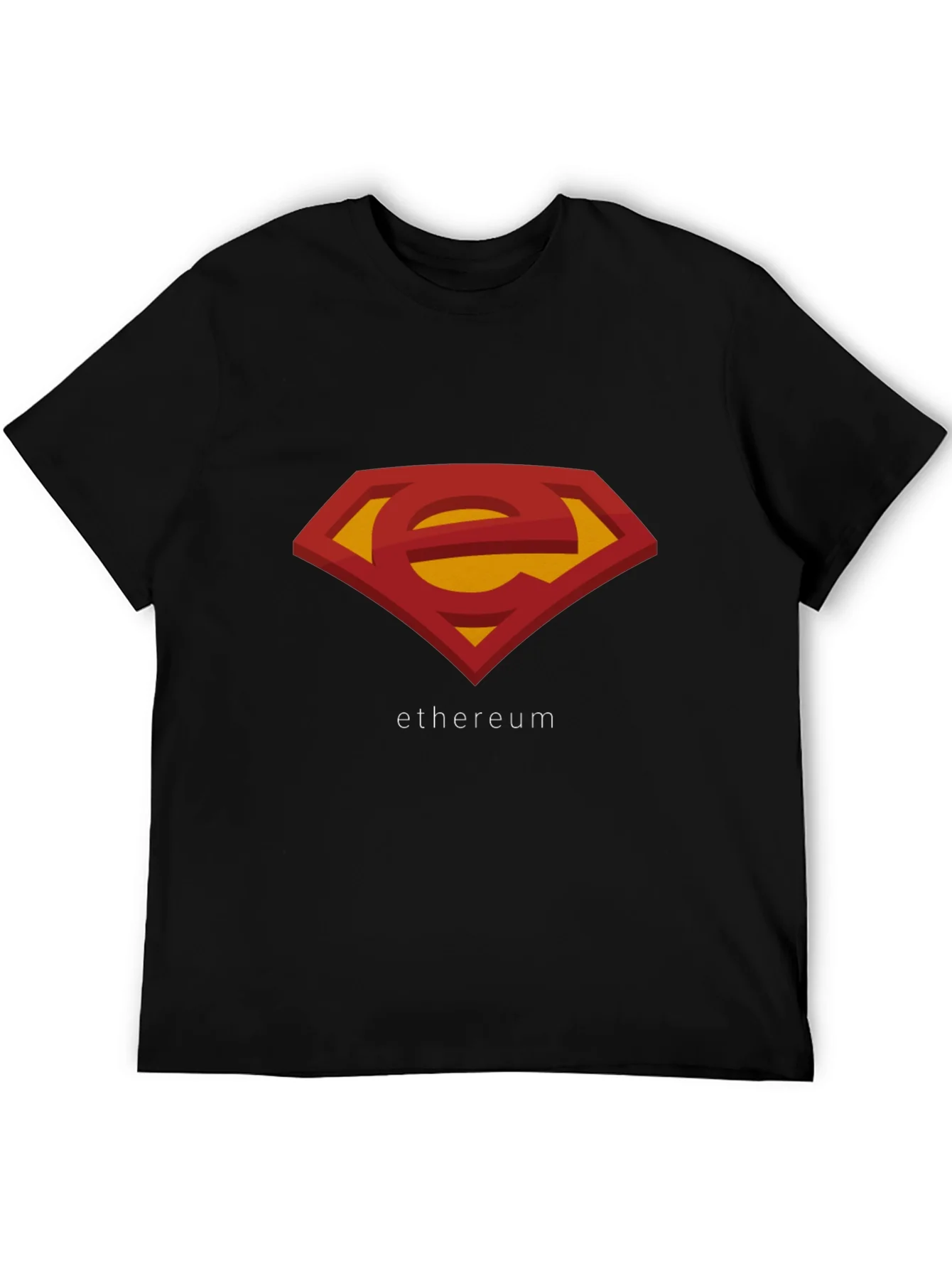 Rebbecca Ethereum Superman Logo T-Shirt - Black