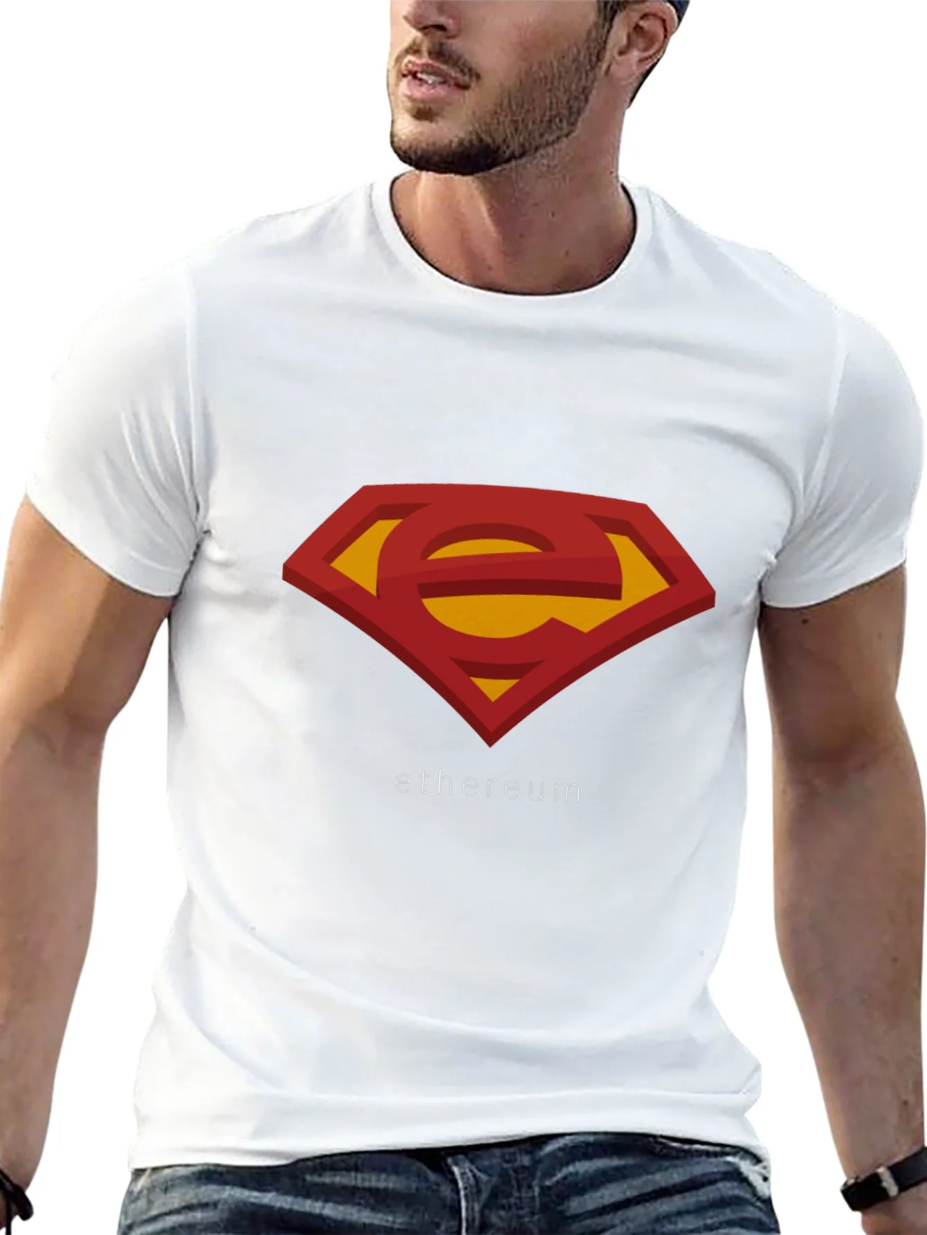 Rebbecca Ethereum Superman Logo T-Shirt - Black