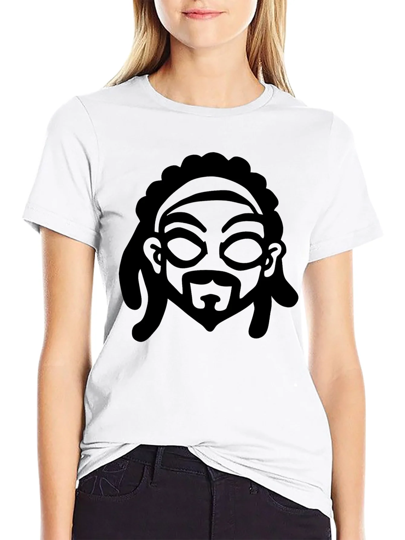 Rebbecca Snoop Dogg Silhouette Black T-Shirt