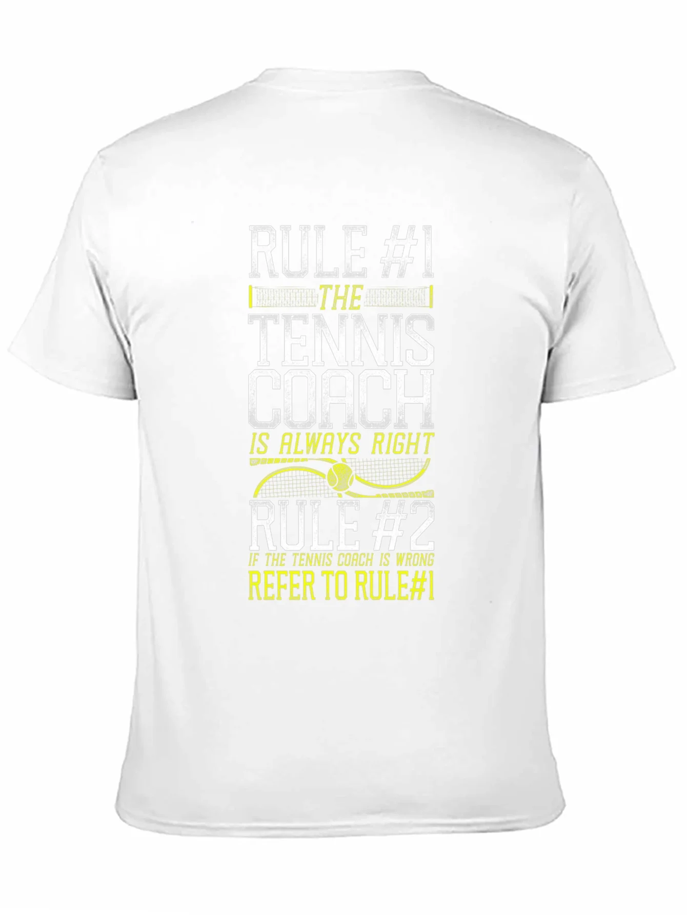 Rebbecca Tennis Coach Rules T-Shirt Funny Gift