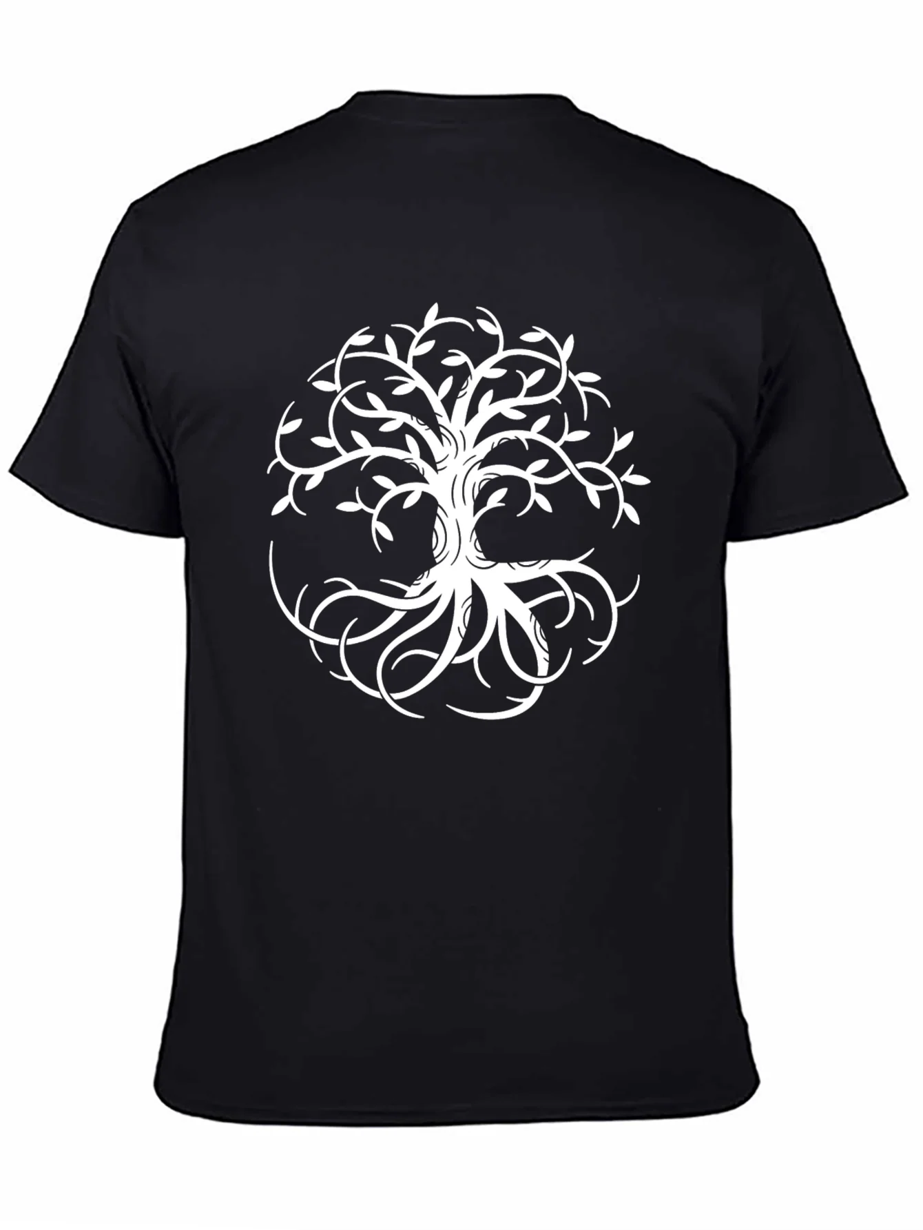 Camiseta Negra ¨¢rbol de la Vida para Hombre
