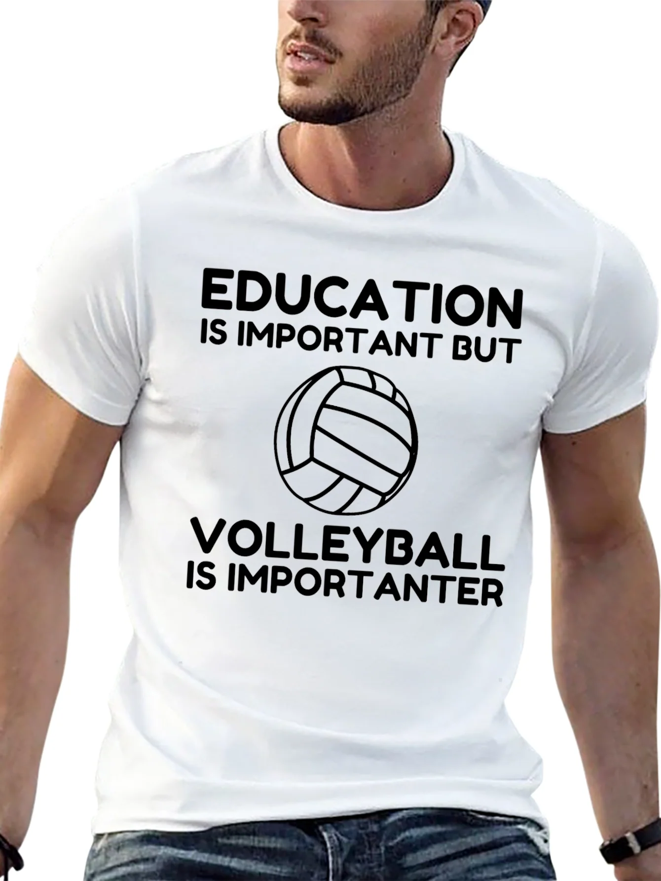 Rebbecca Education vs Volleyball T-Shirt