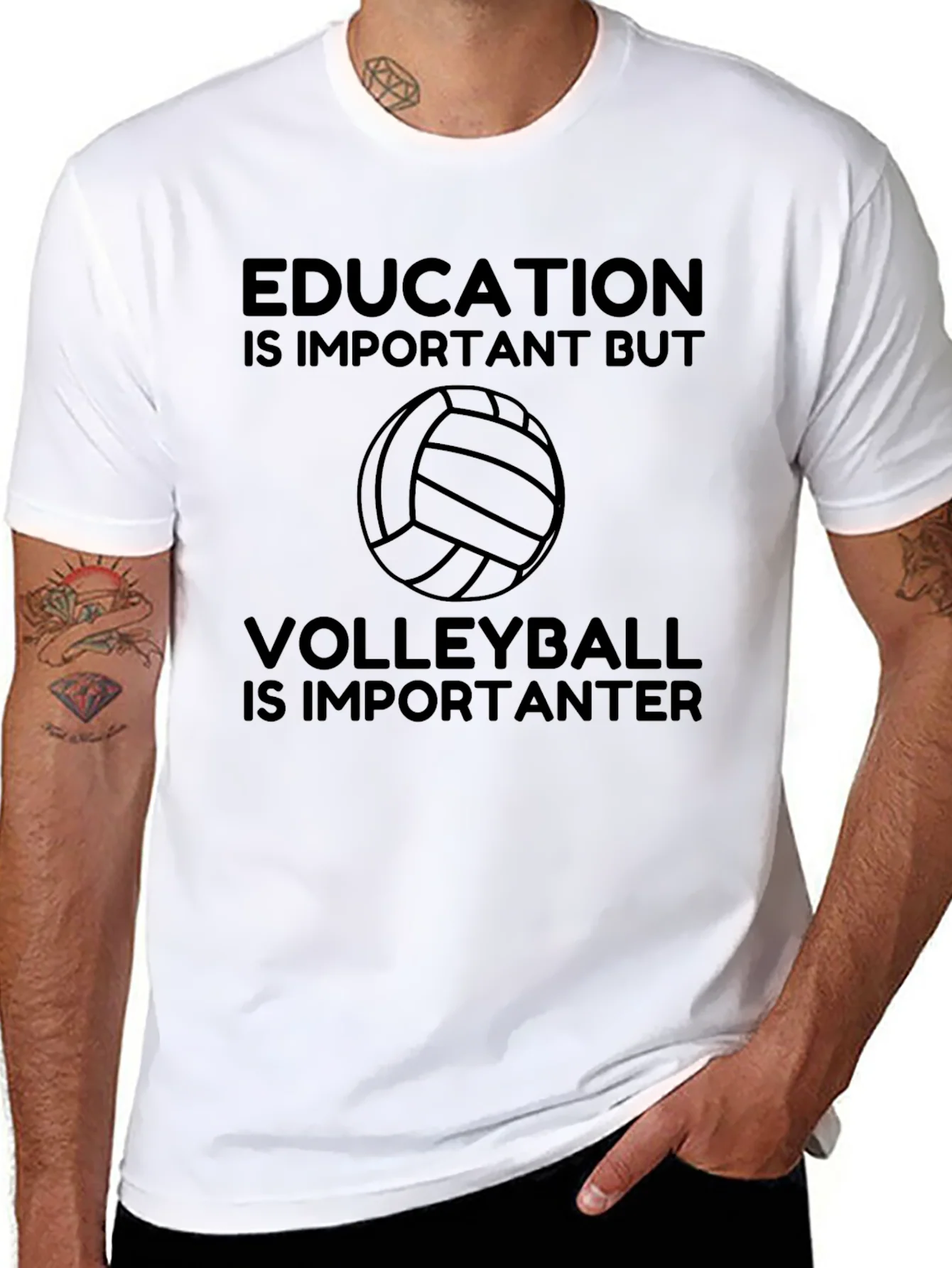 Rebbecca Education vs Volleyball T-Shirt