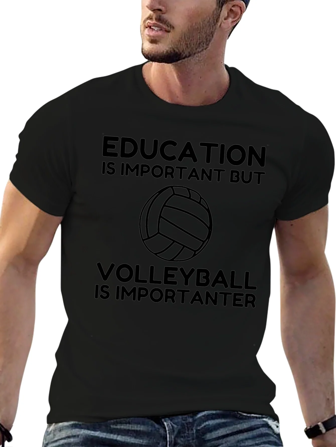 Rebbecca Education vs Volleyball T-Shirt