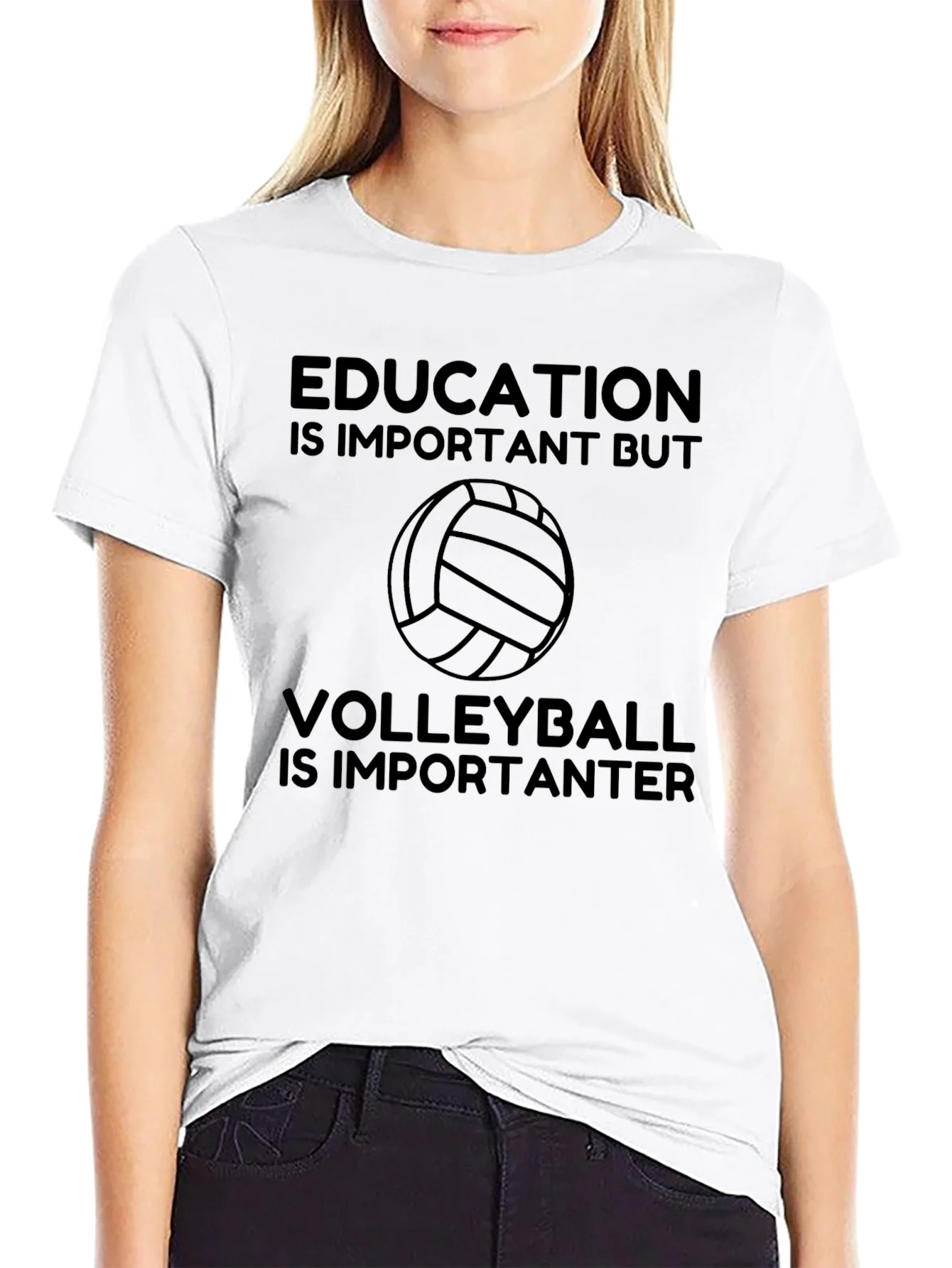 Rebbecca Education vs Volleyball T-Shirt