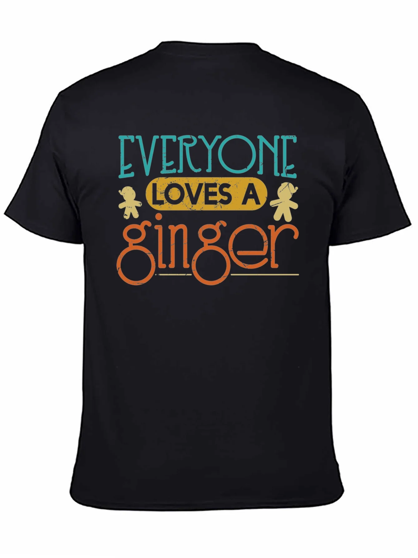 Camiseta Negra Everyone Loves a Ginger